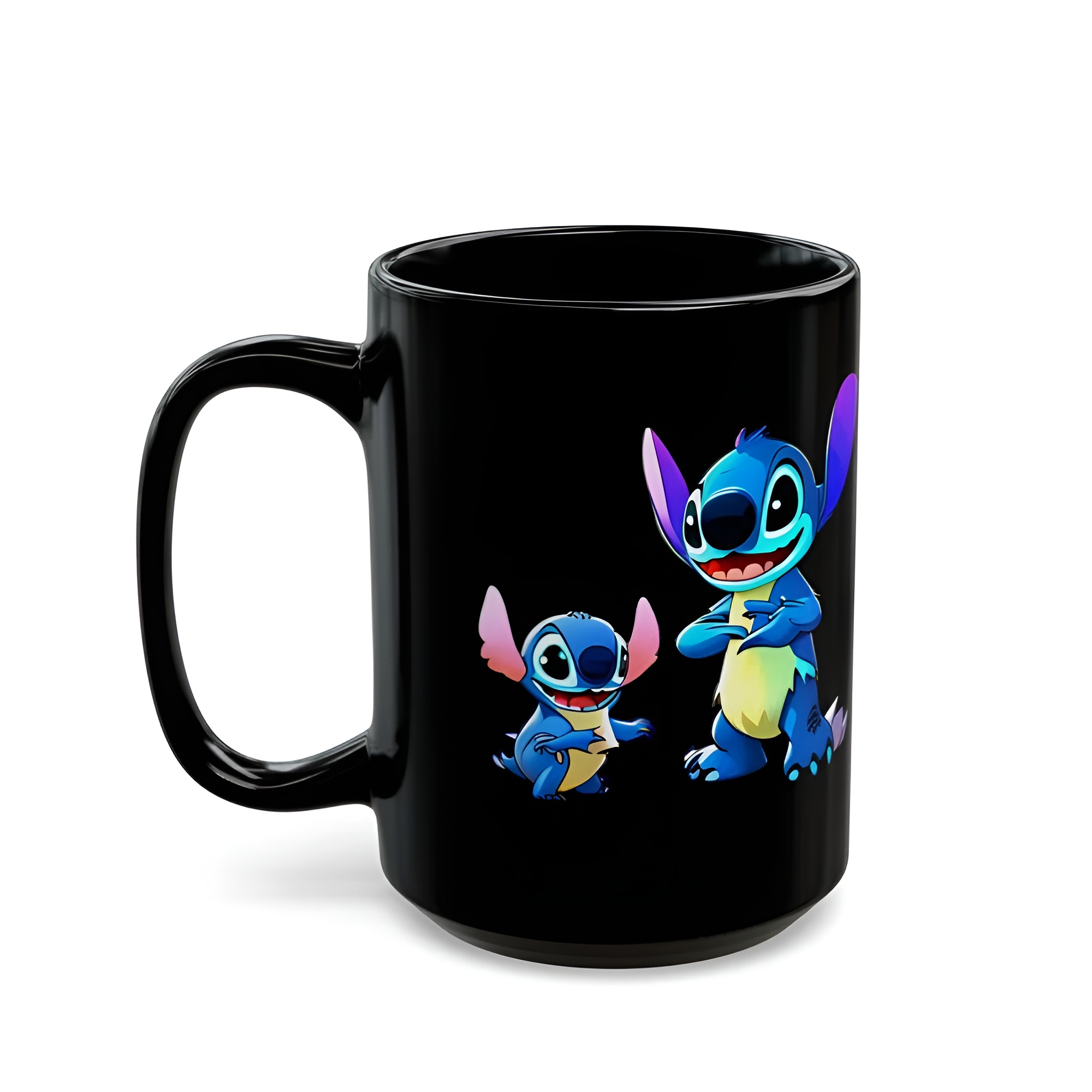Stitch Themed Coffee Mug With Positive Motivational Message 
