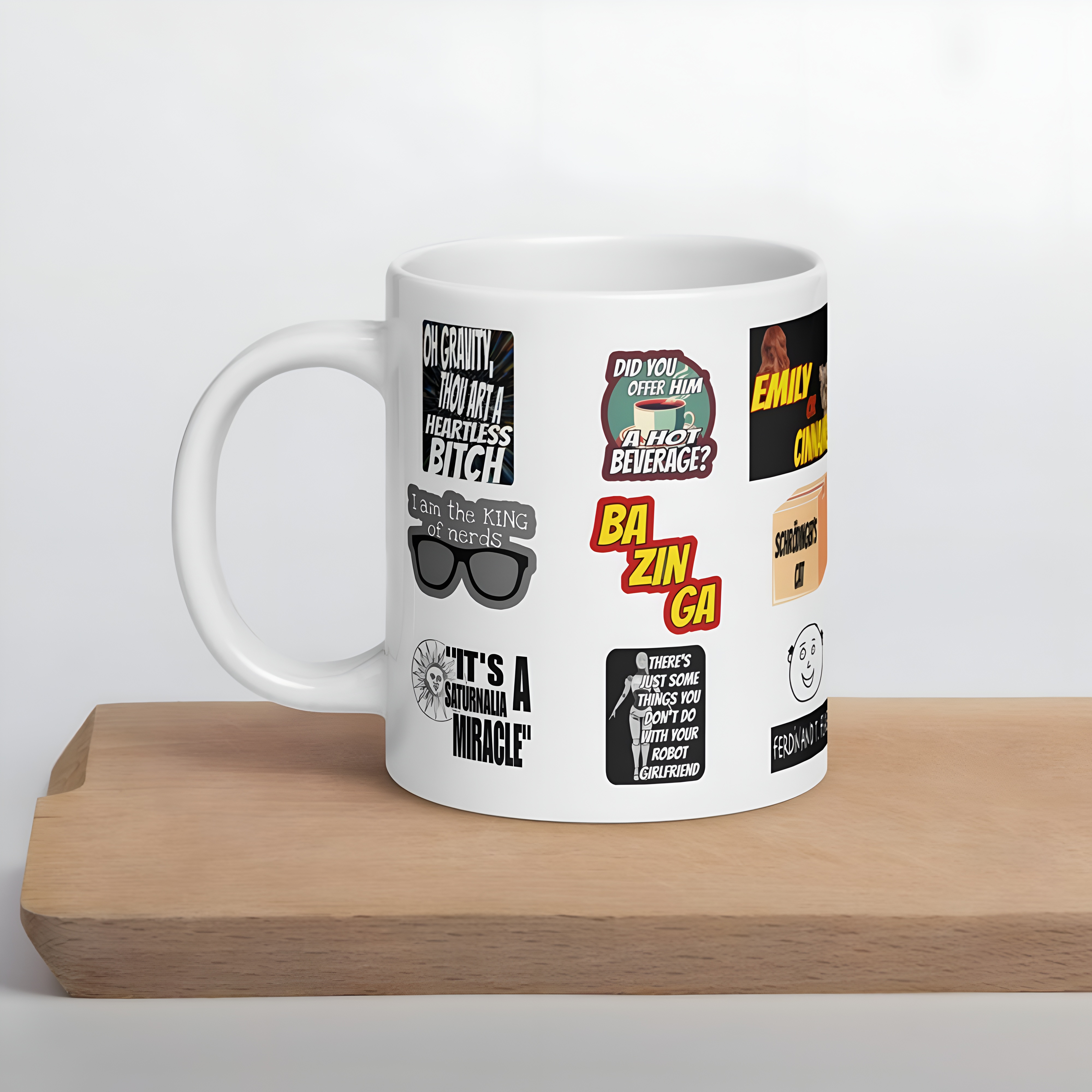 Big Bang Theory Definitive Sitcom Lore Graphic Mug