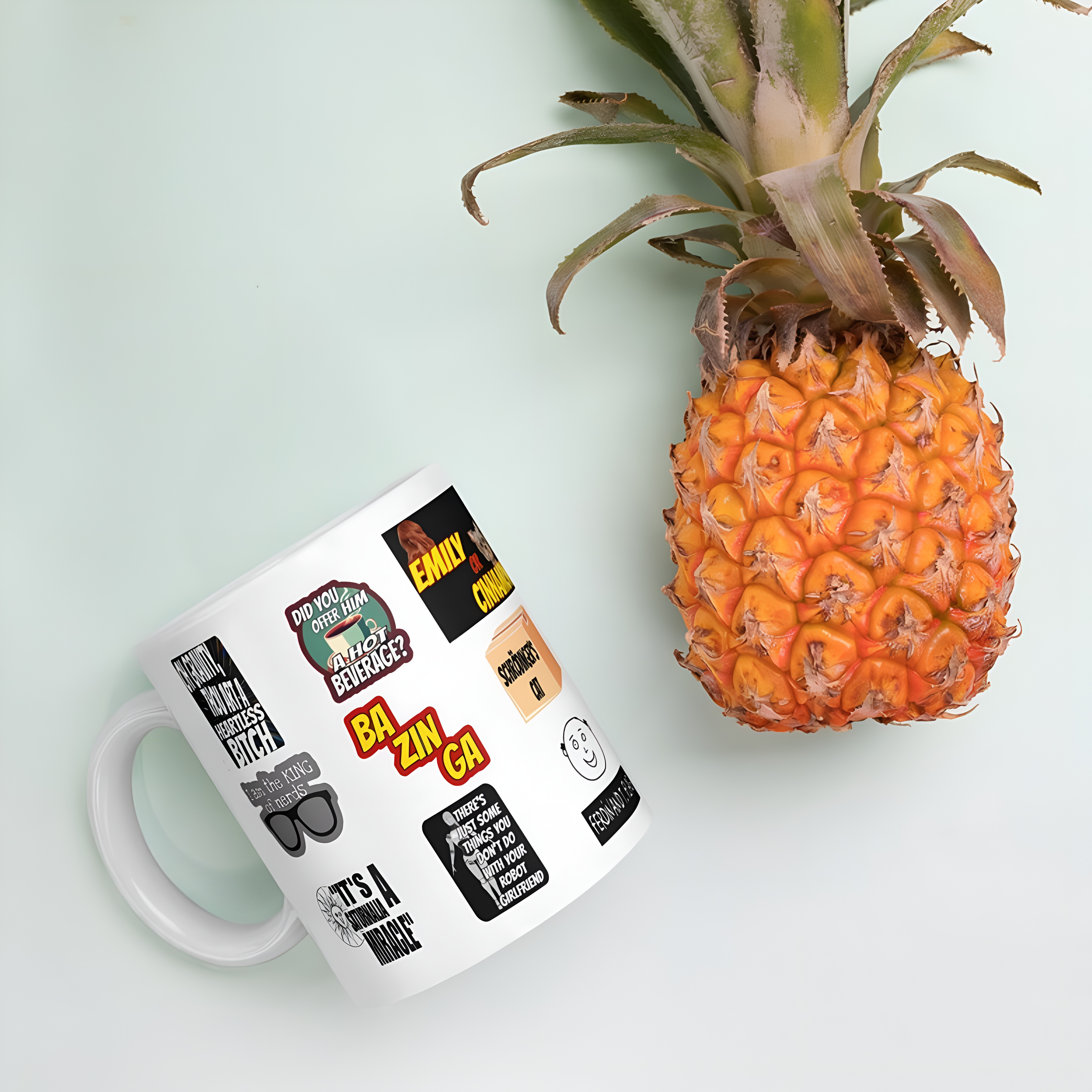 Big Bang Theory Definitive Sitcom Lore Graphic Mug