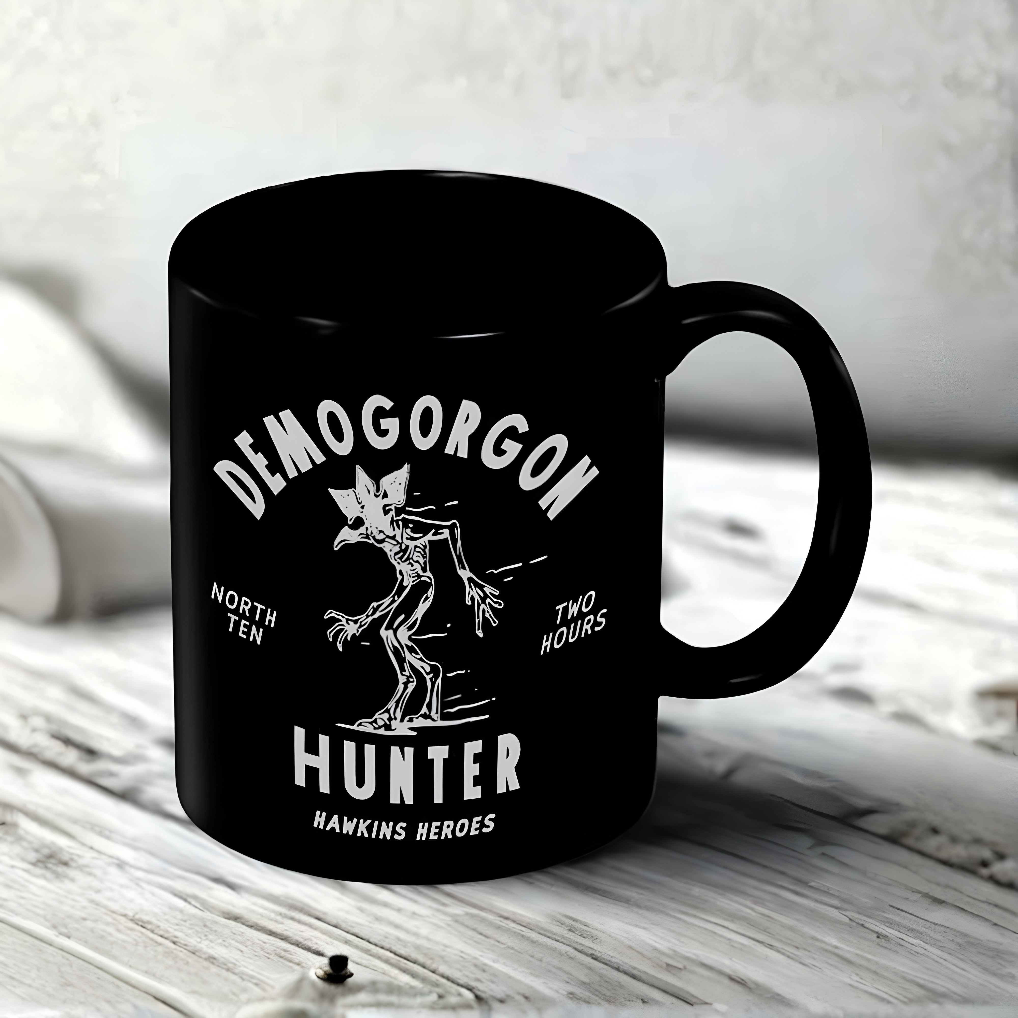Stranger Things Inspired Demogorgon Hunter Design Mug
