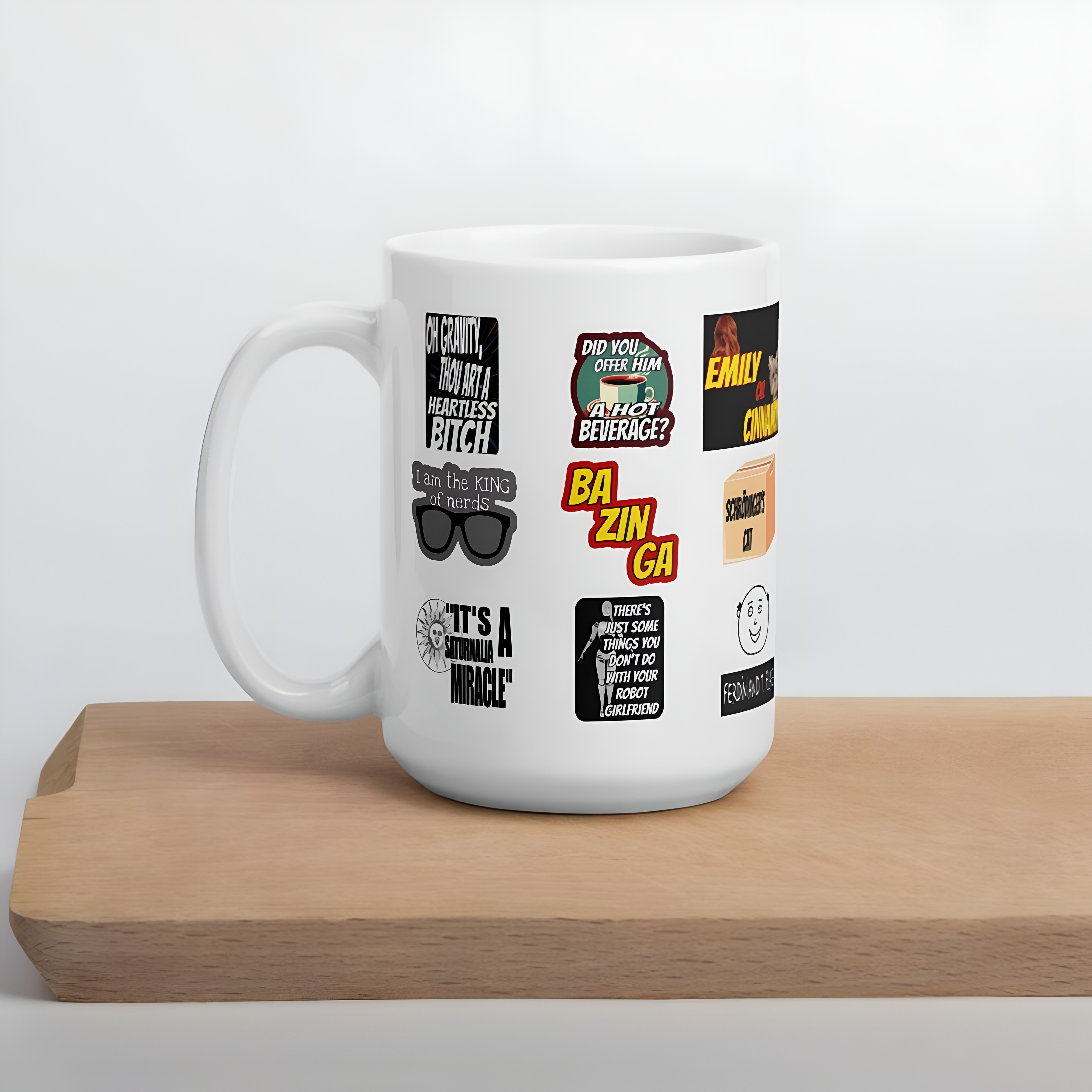Big Bang Theory Definitive Sitcom Lore Graphic Mug