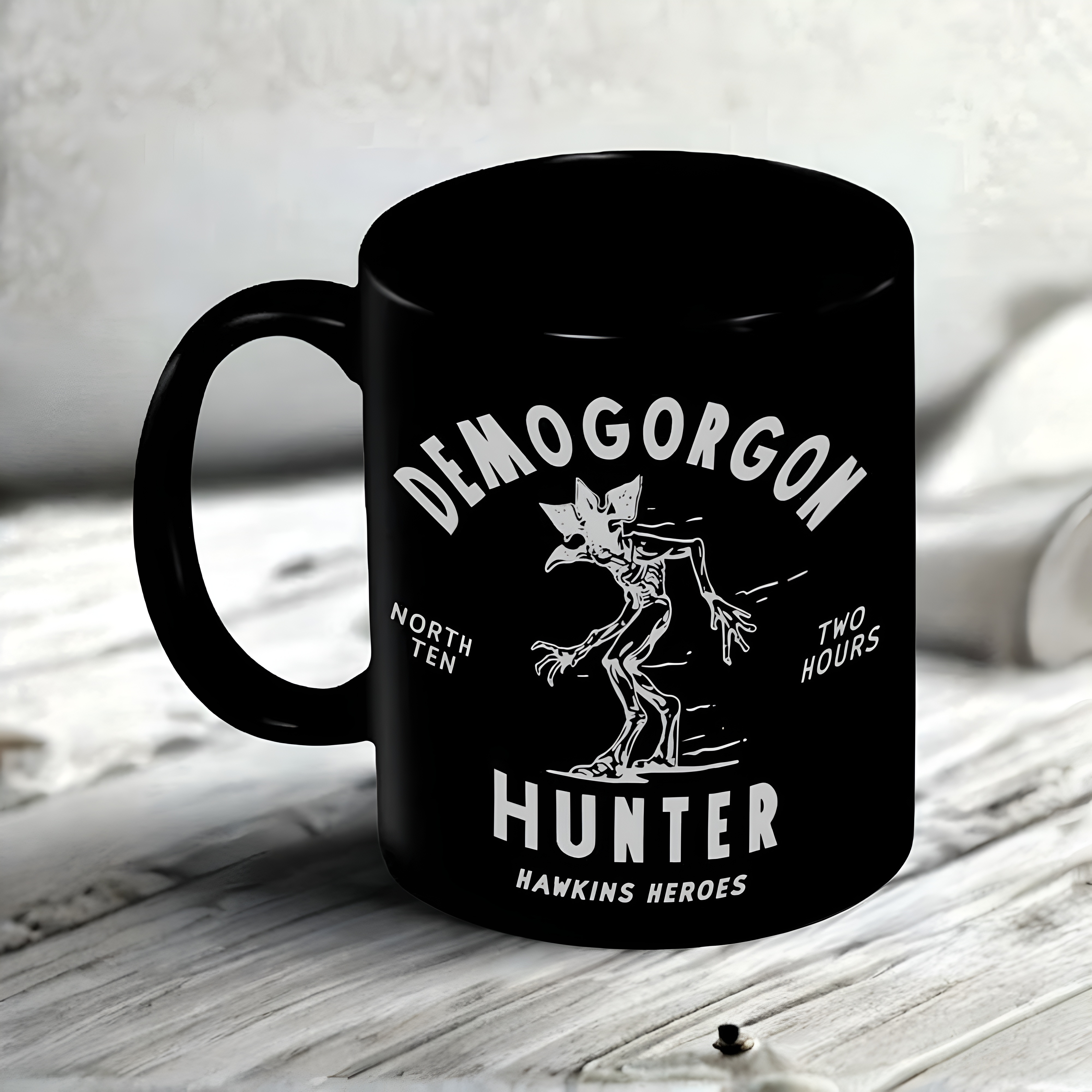 Stranger Things Inspired Demogorgon Hunter Design Mug