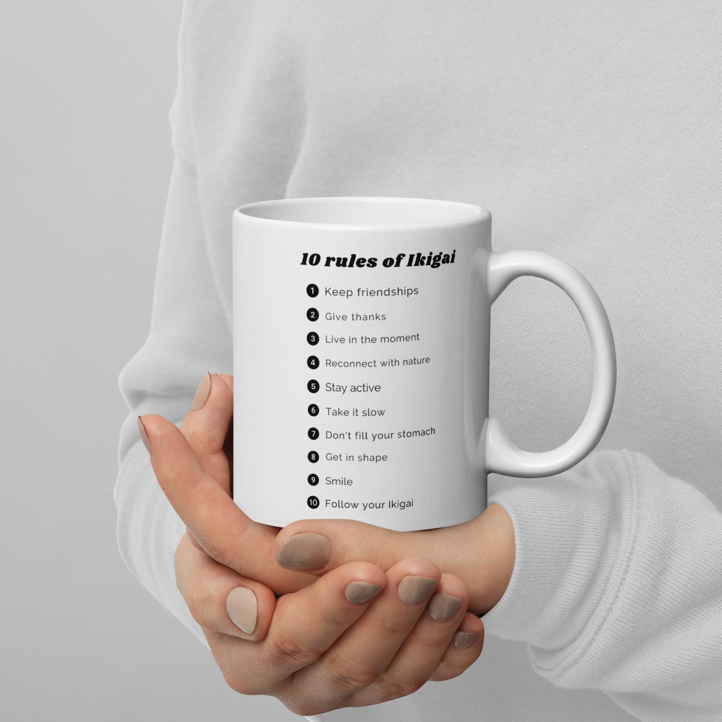 Ikigai Philosophy Message Mug - Inspire Cups