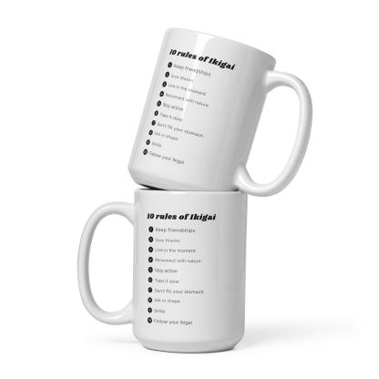Ikigai Philosophy Message Mug - Inspire Cups