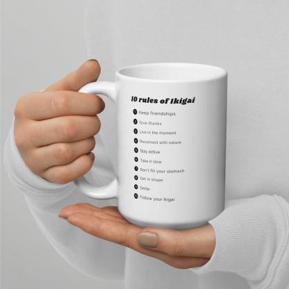 Ikigai Philosophy Message Mug - Inspire Cups