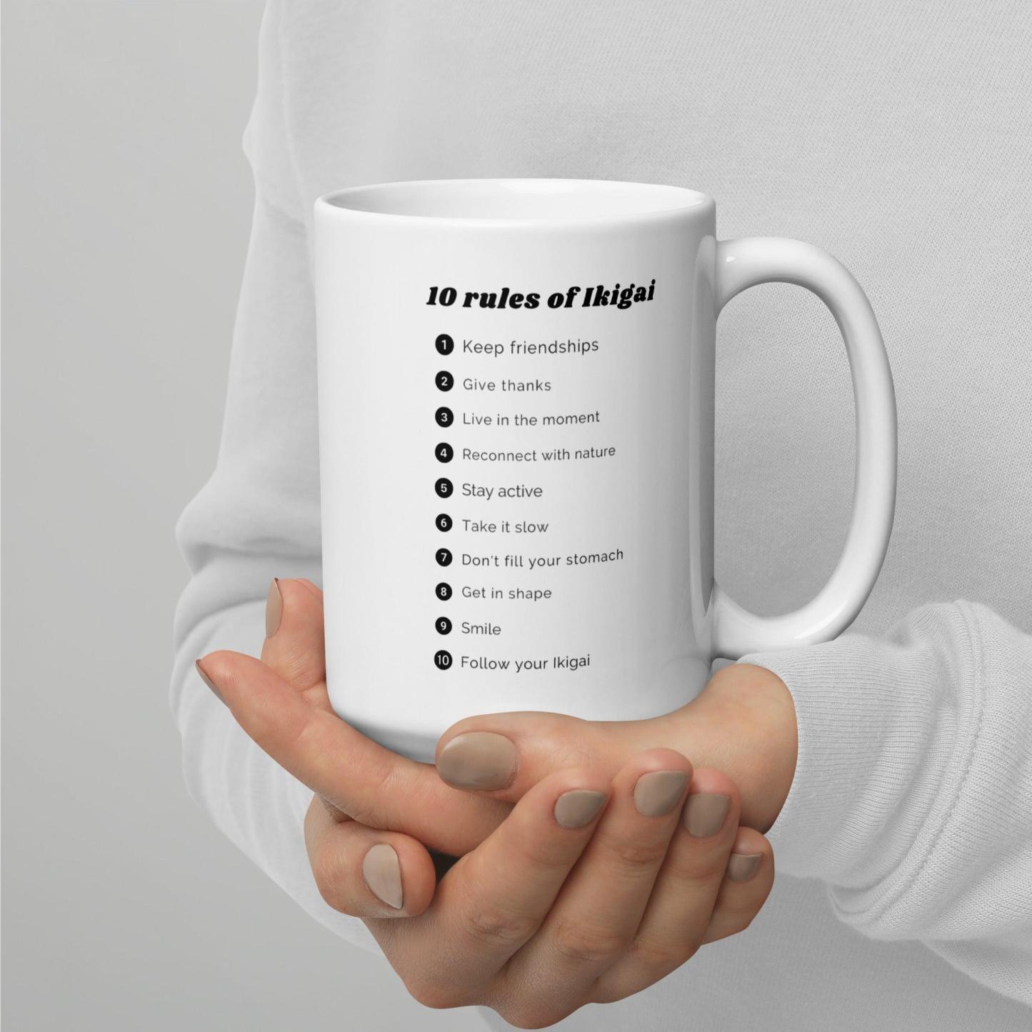 Ikigai Philosophy Message Mug - Inspire Cups