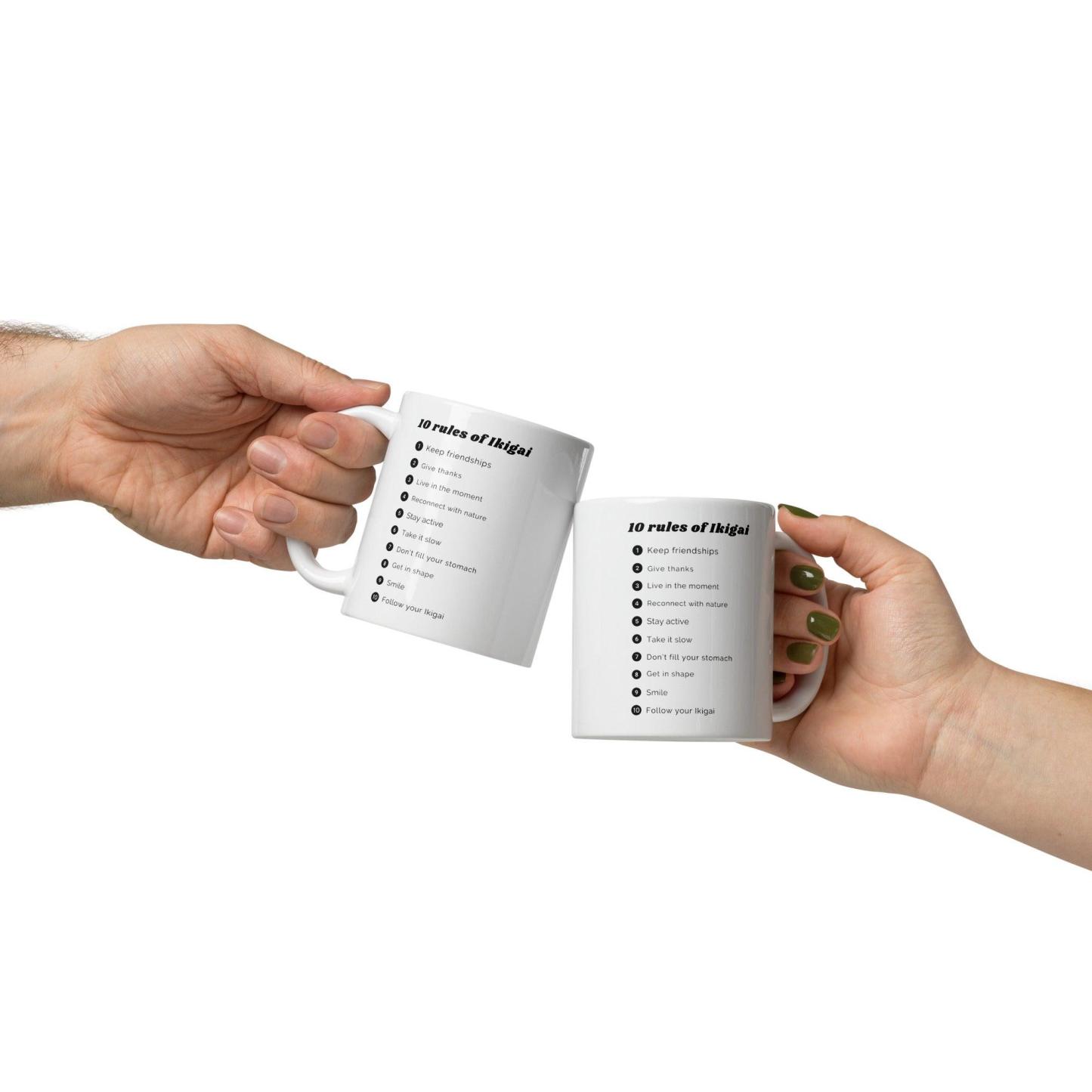 Ikigai Philosophy Message Mug - Inspire Cups