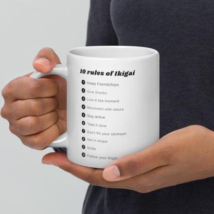 Ikigai Philosophy Message Mug - Inspire Cups