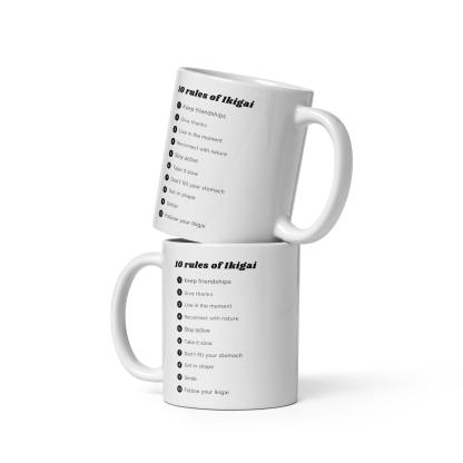 Ikigai Philosophy Message Mug - Inspire Cups