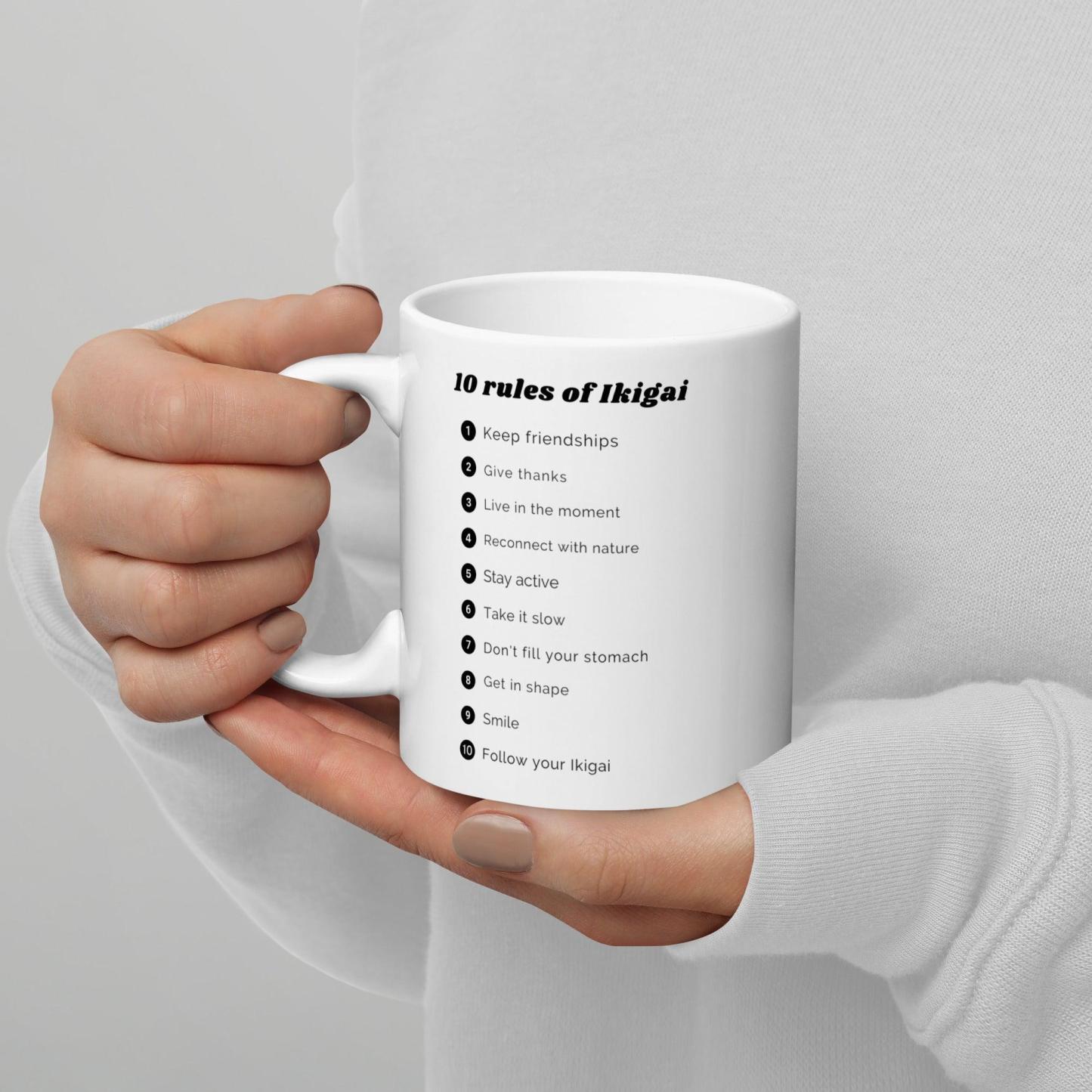 Ikigai Philosophy Message Mug - Inspire Cups