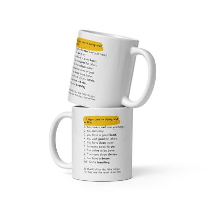 Gratitude Ceramic Mug - Inspire Cups
