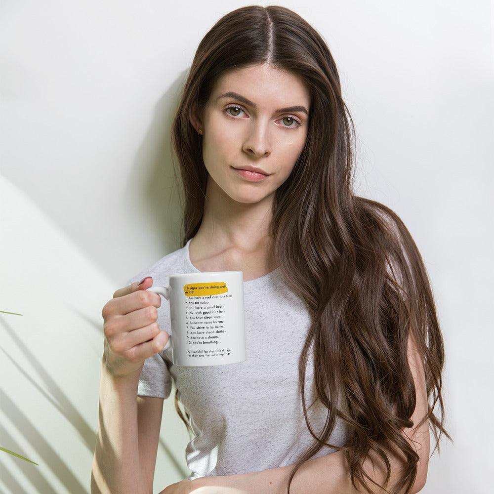 Gratitude Ceramic Mug - Inspire Cups