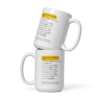 Gratitude Ceramic Mug - Inspire Cups