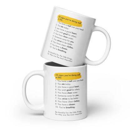 Gratitude Ceramic Mug - Inspire Cups