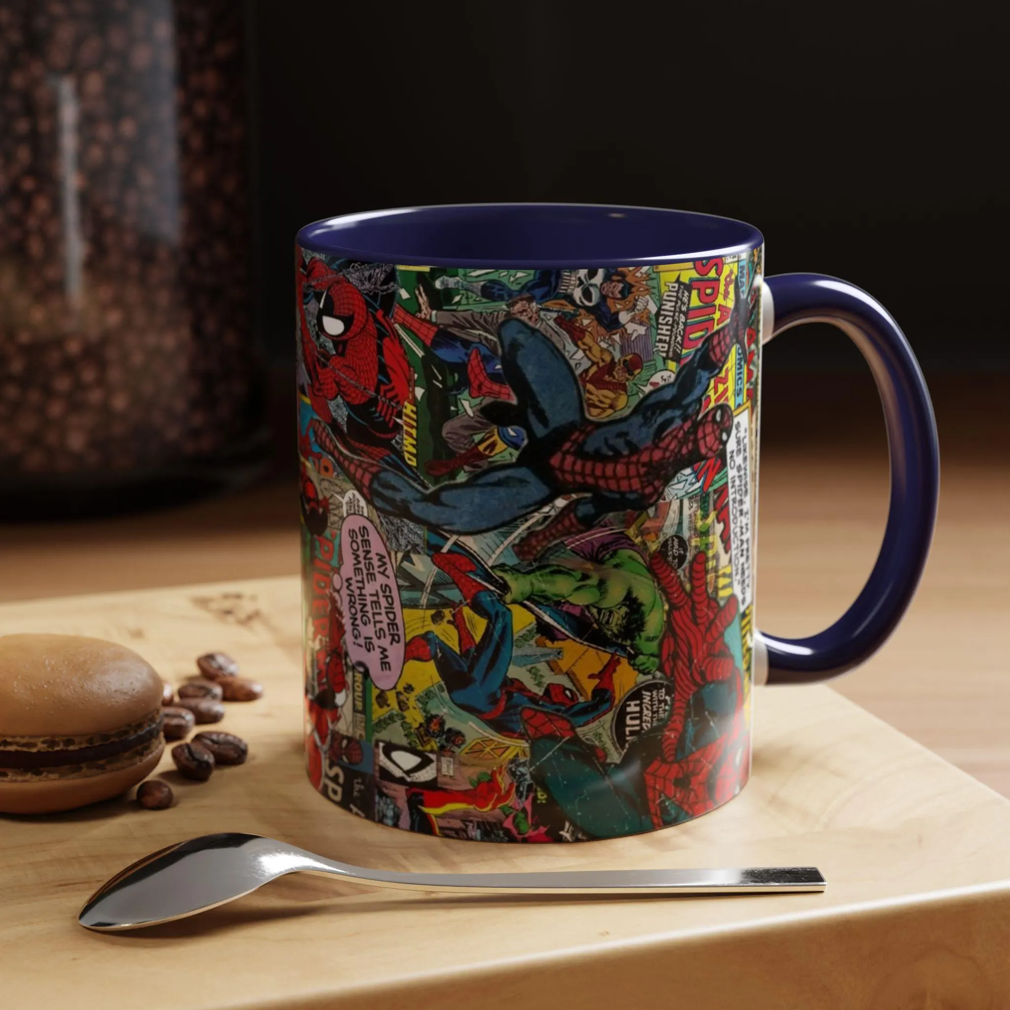 Spider Man Comic Collage Ceramic Mug