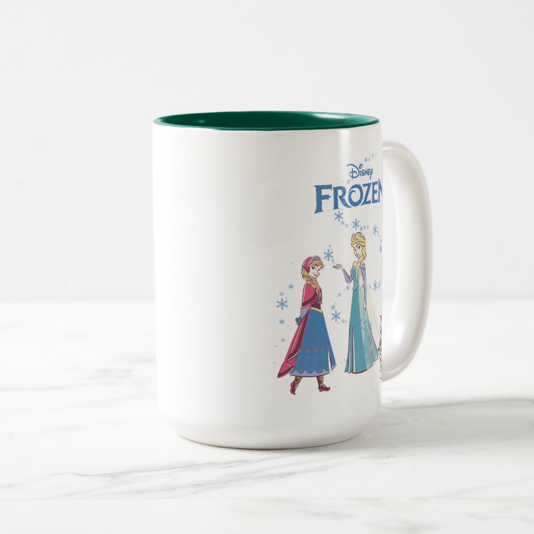 Elsa Anna Olaf Two-Tone Mug 