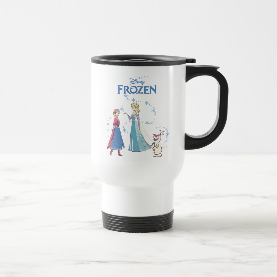 Frozen Travel Mug Elsa, Anna & Olaf Commuter Coffee Cup