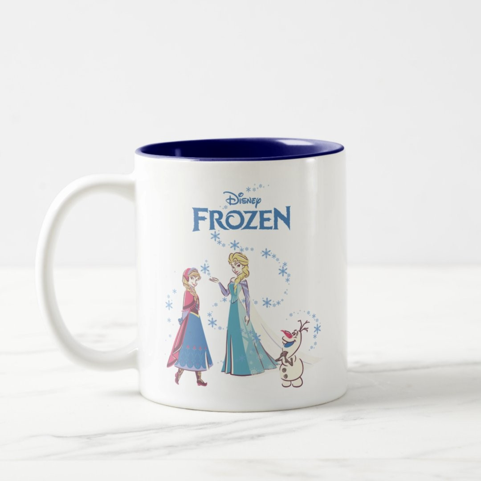 Frozen Sisters Snowman Duo Toned Mug