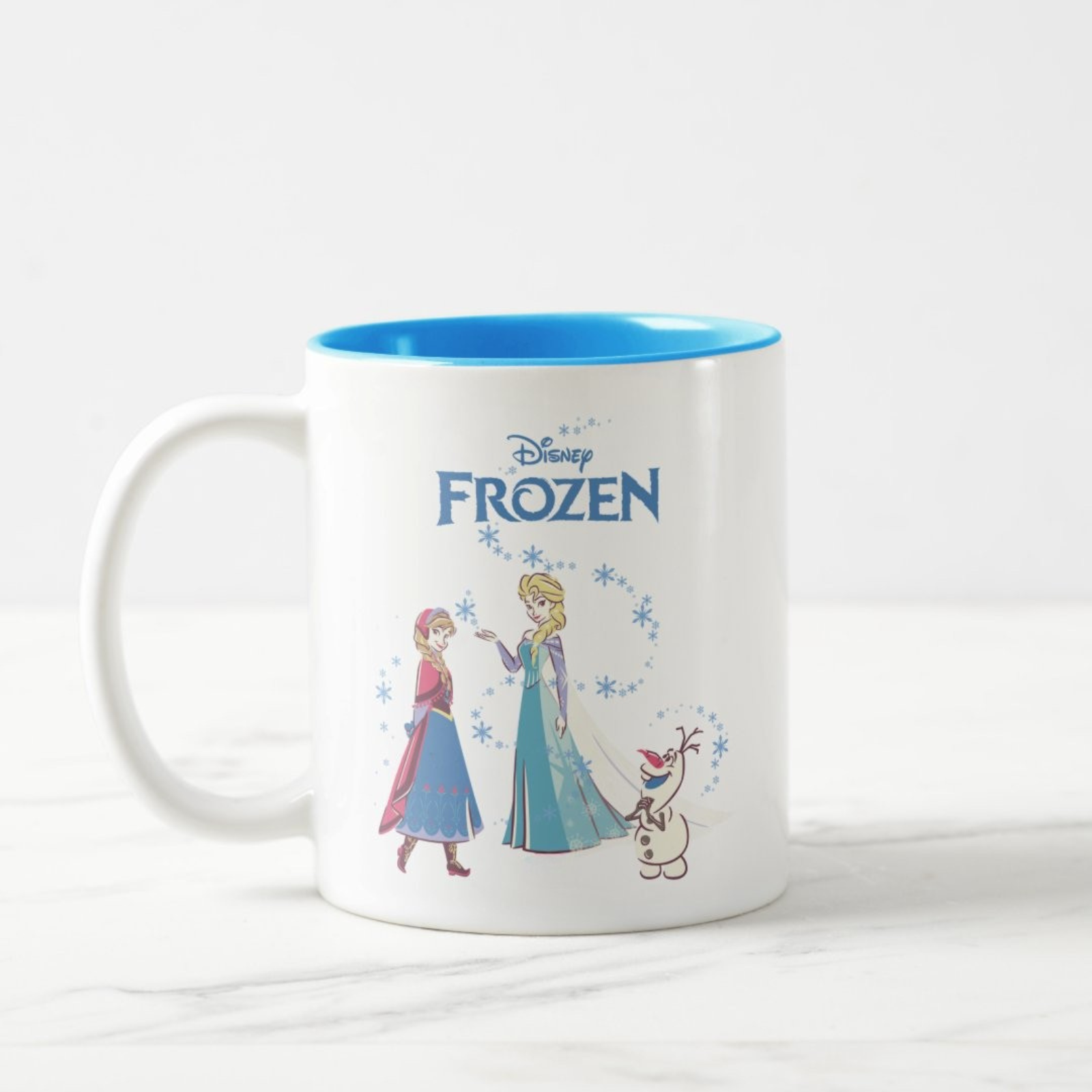 Frozen Sisters Snowman Duo Toned Mug