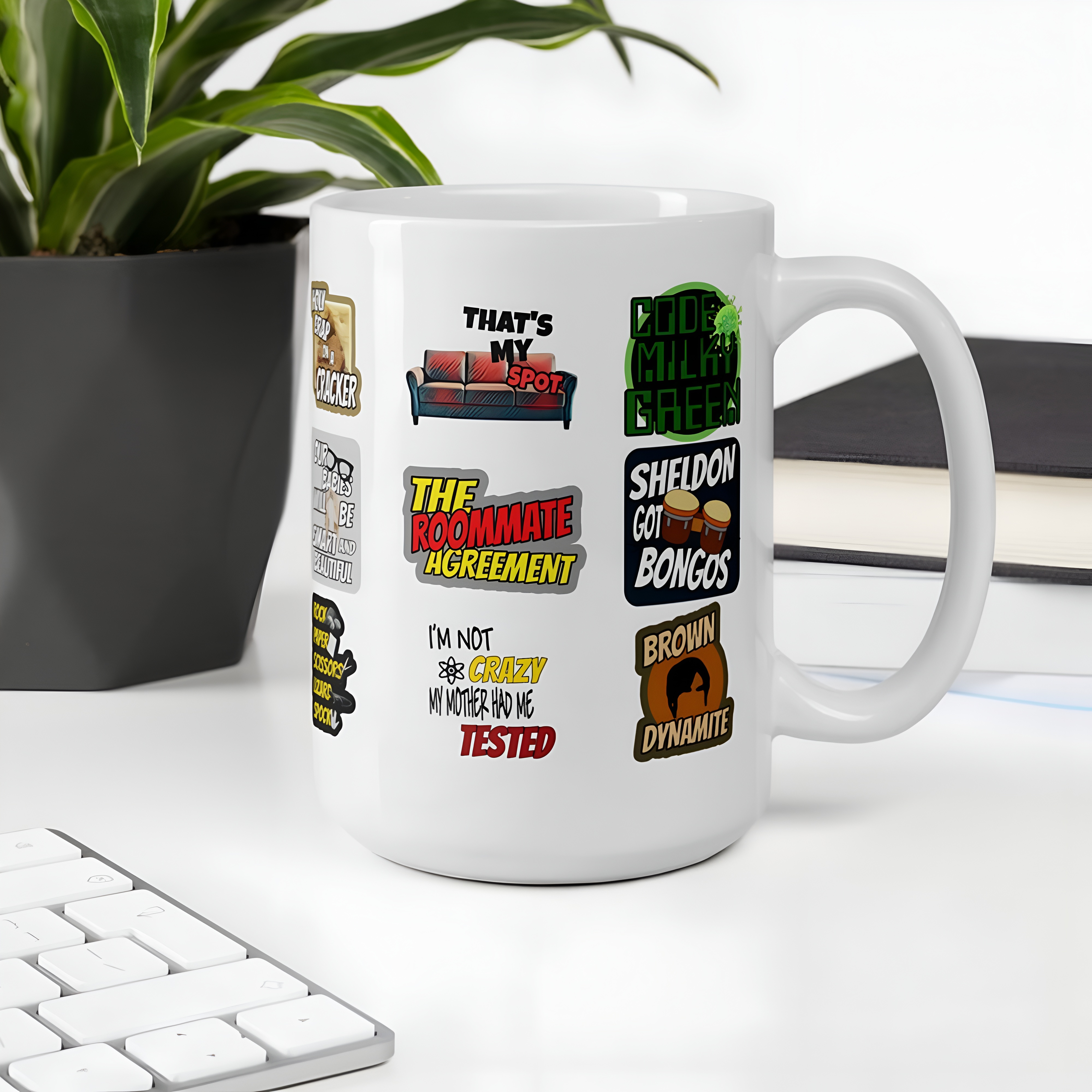 Big Bang Theory Definitive Sitcom Lore Graphic Mug
