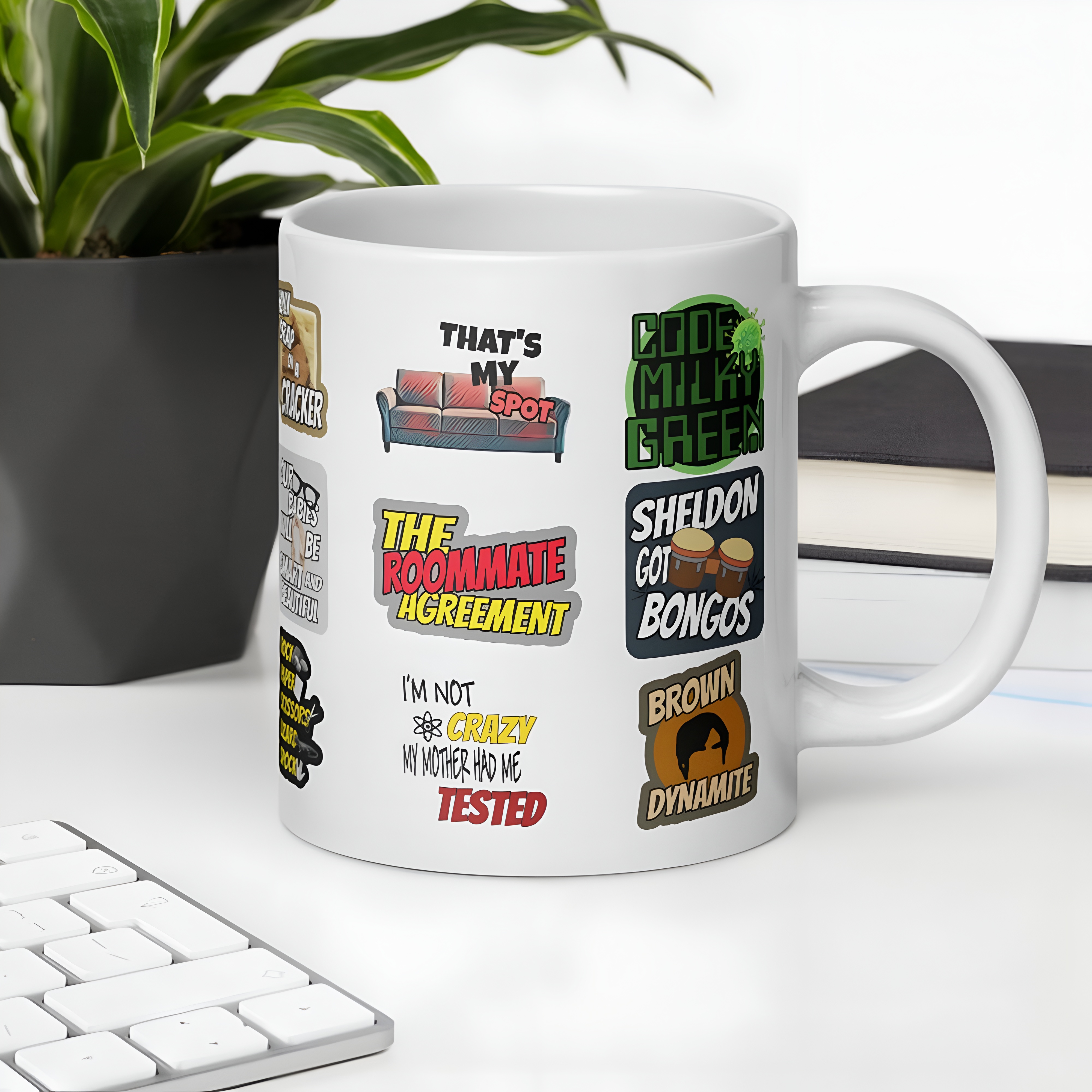 Big Bang Theory Definitive Sitcom Lore Graphic Mug
