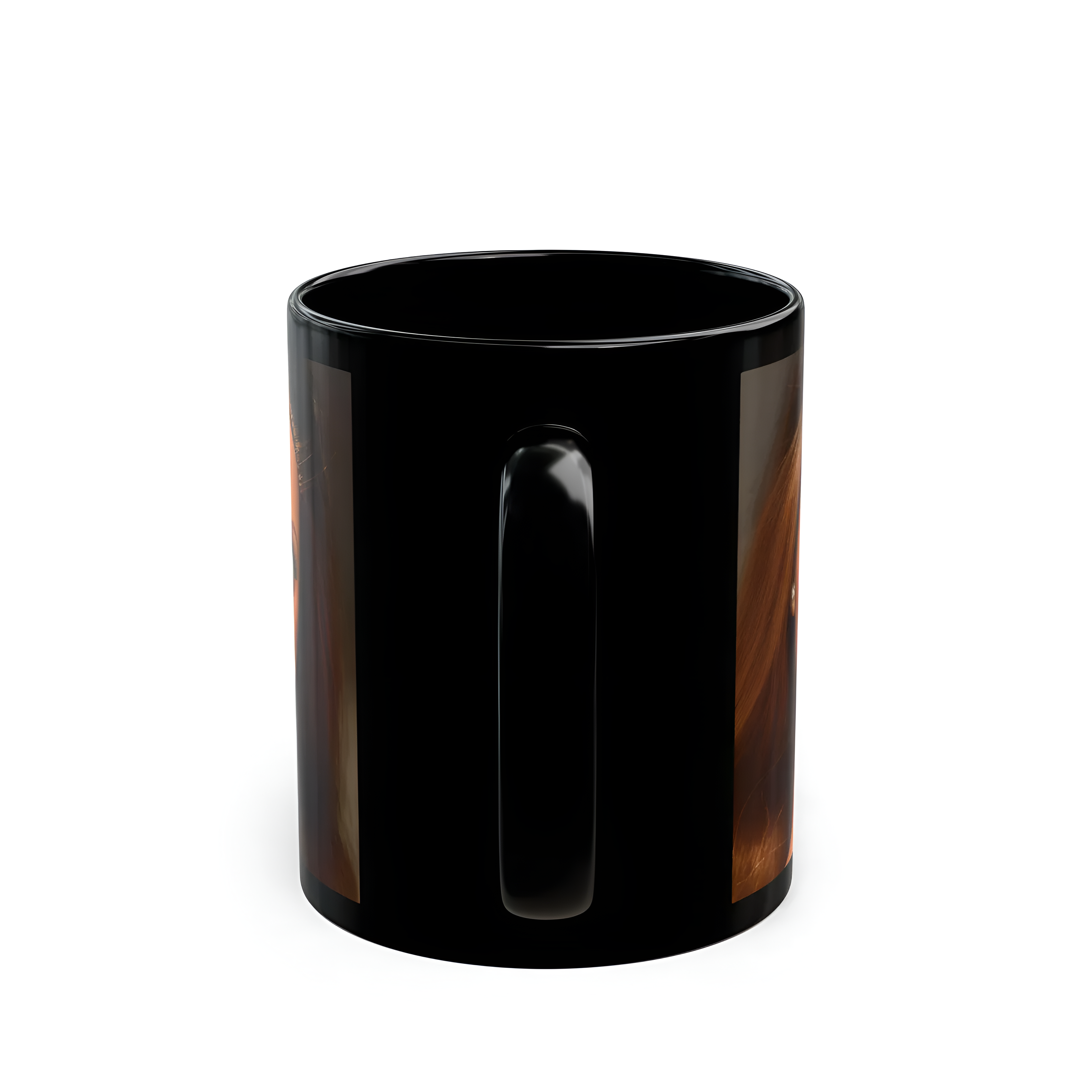 Barbie Disgusted Face Mug Black Ceramic Coffee and Tea Cup