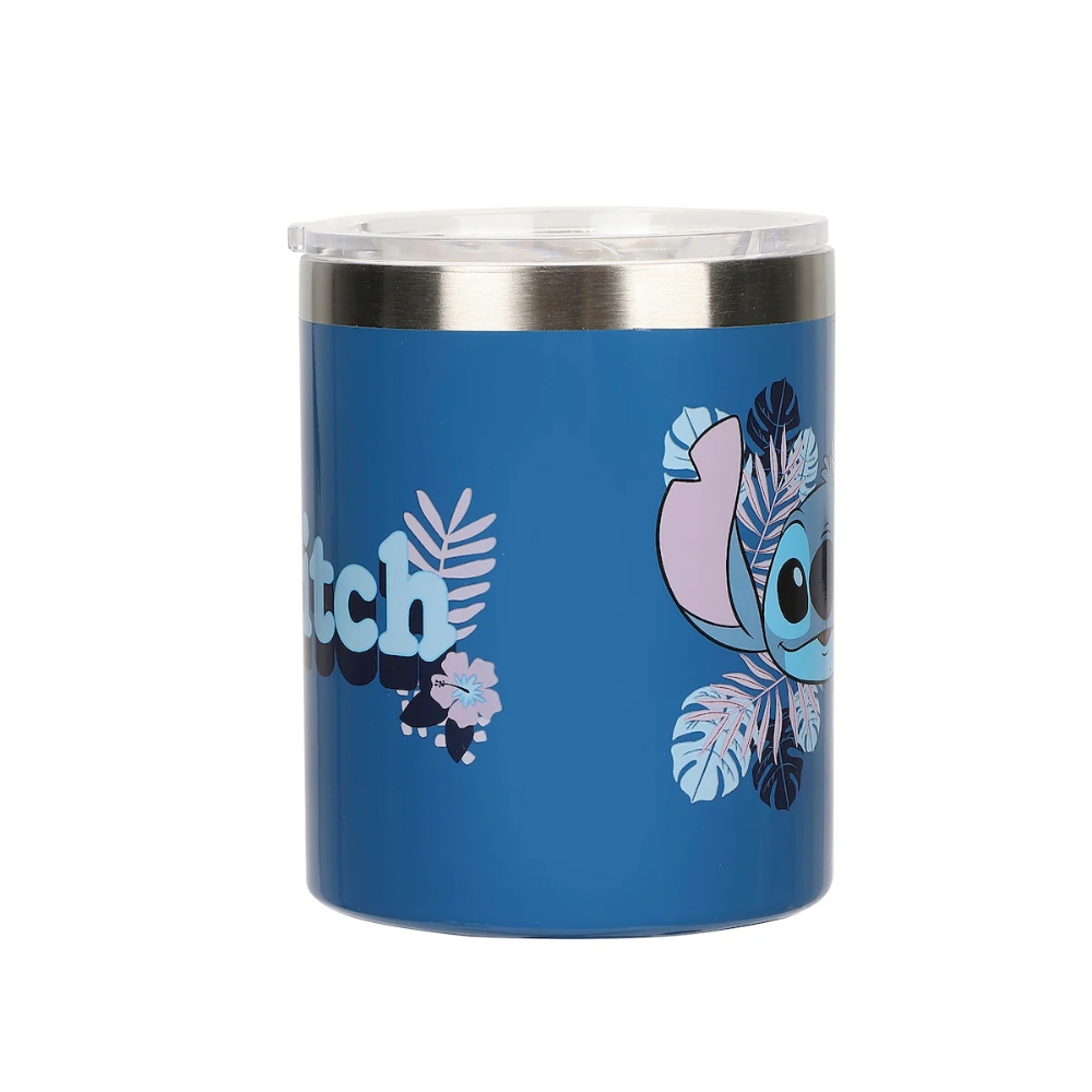 Stitch Themed 14oz Vacuum Sealed Stainless Steel Coffee Mug