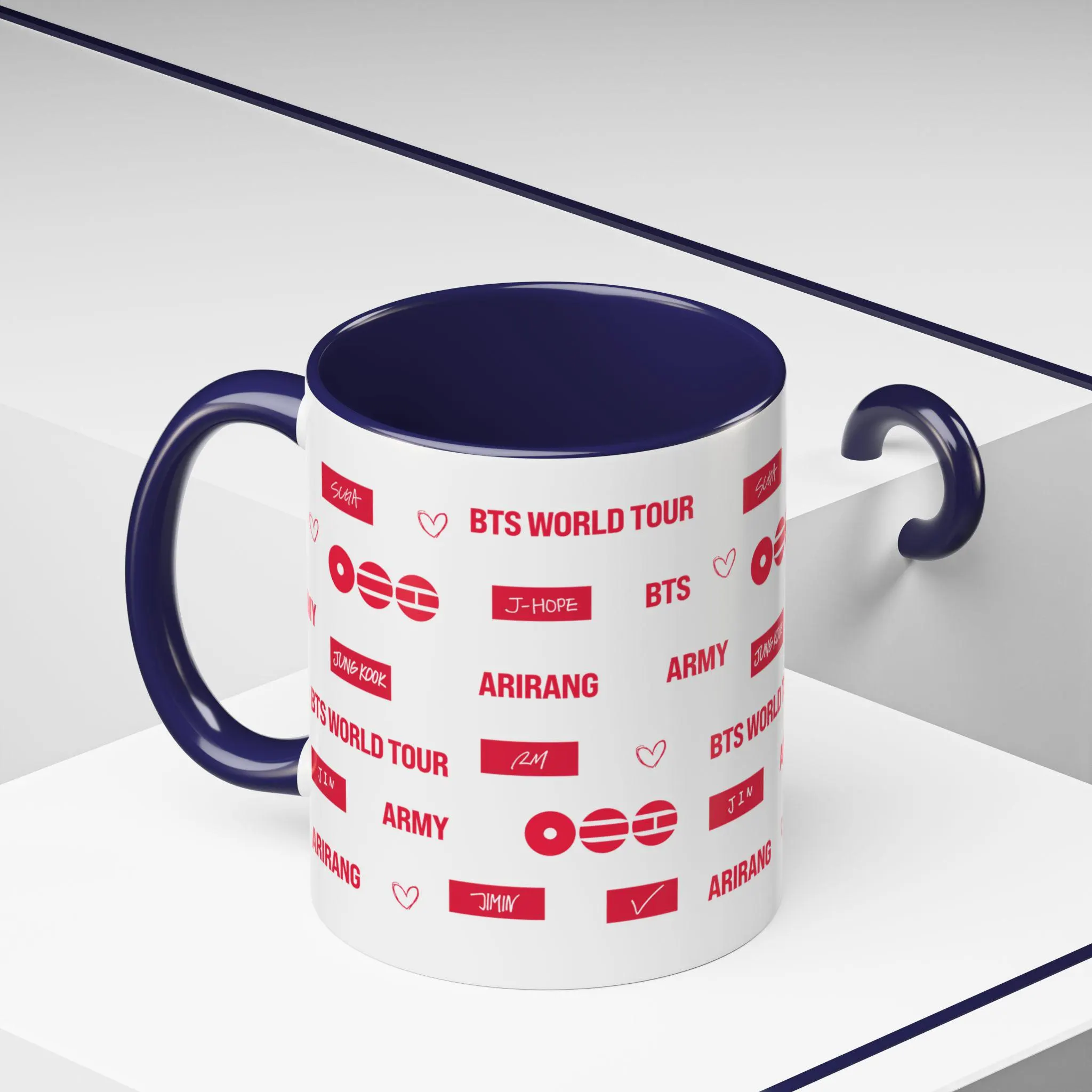 Music Tour Pattern Ceramic Coffee Mug