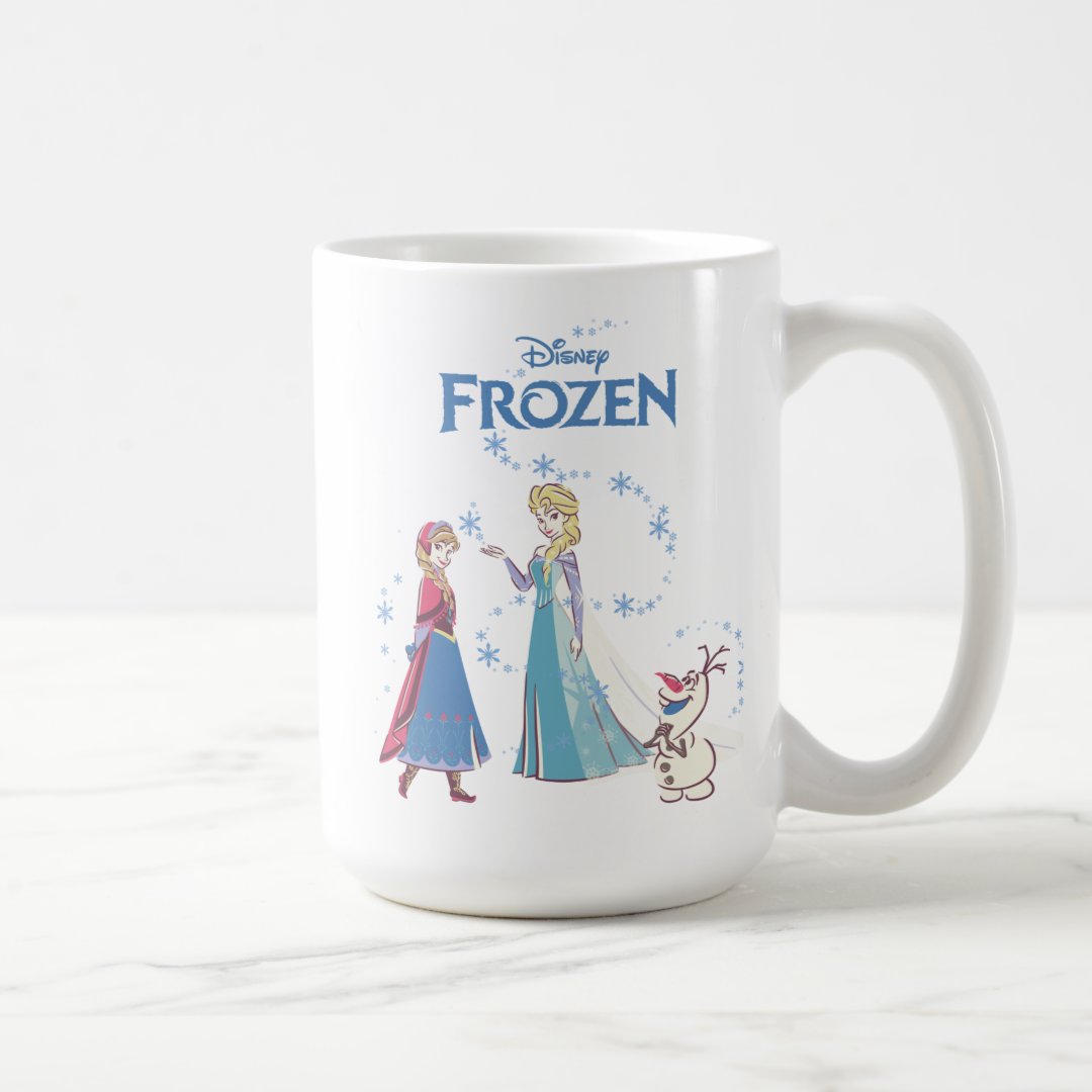 Frozen Elsa Anna Olaf Mug Ceramic Coffee and Tea Cup