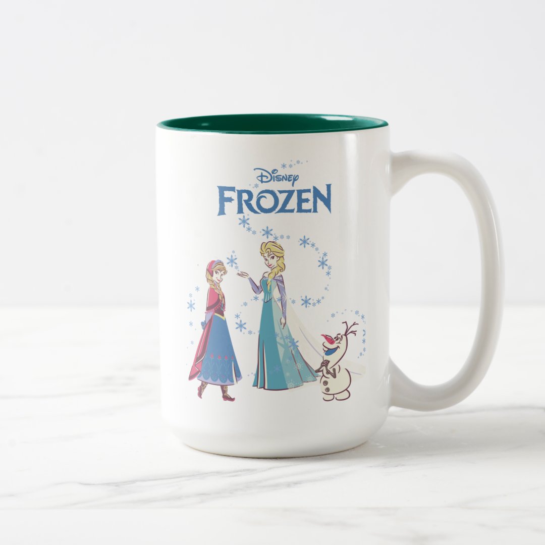 Elsa Anna Olaf Two-Tone Mug 