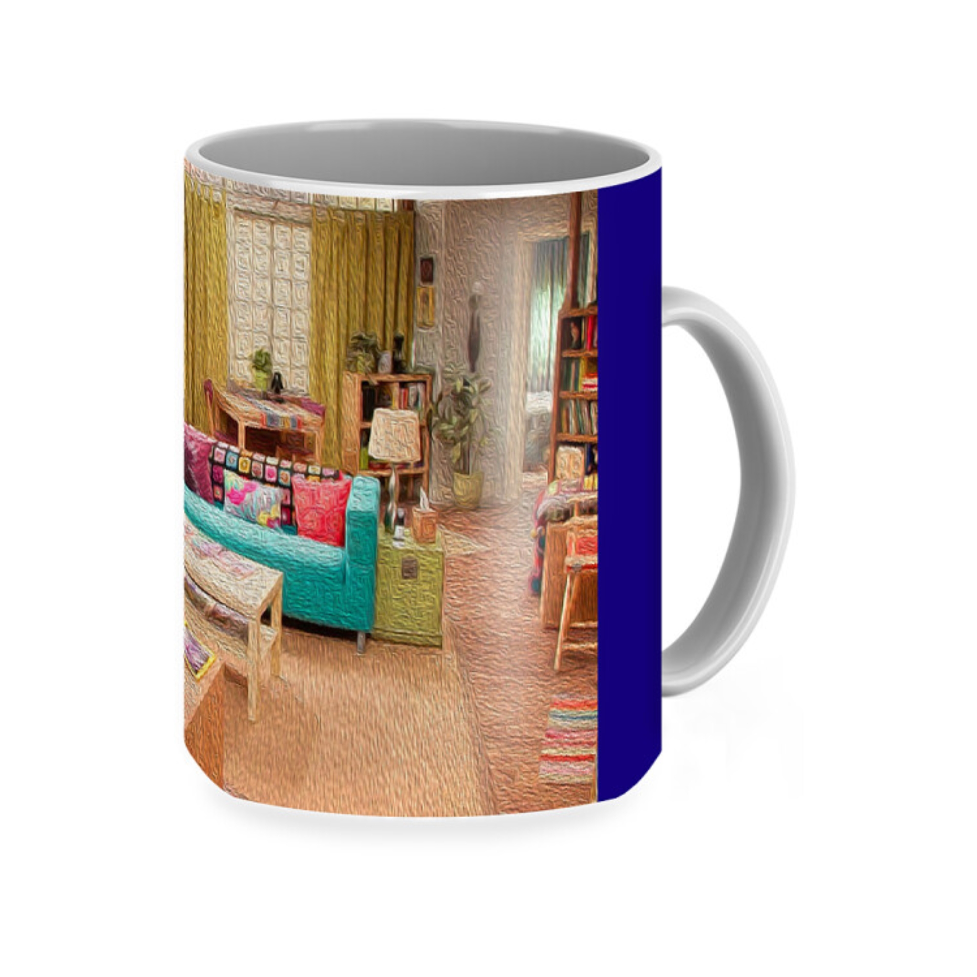 Penny Apartment Oil Painting Style Coffee Mug