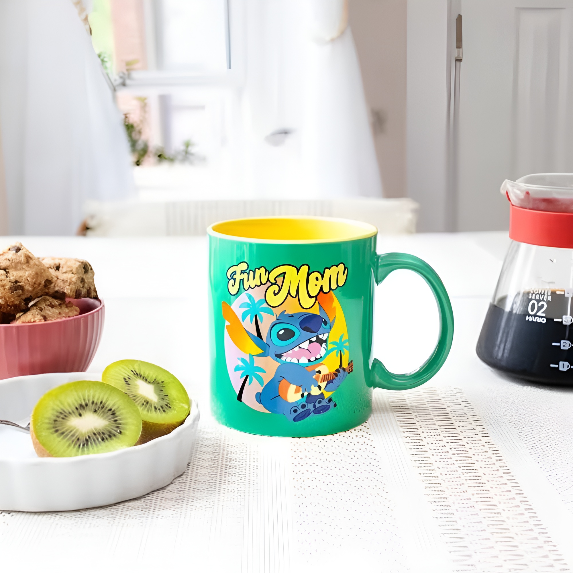 Stitch Fun Mom Themed 20oz Ceramic Coffee Mug
