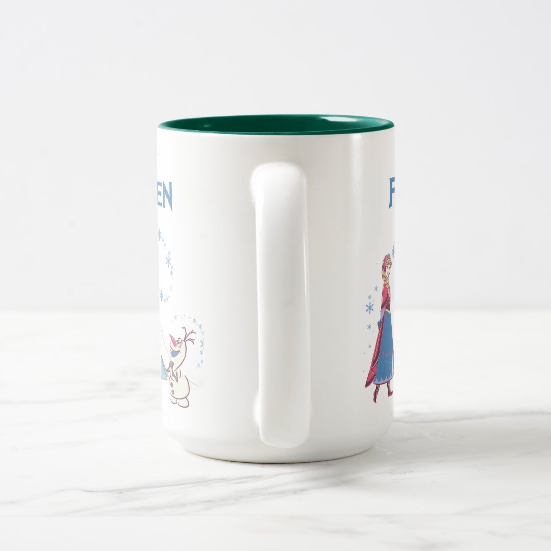 Elsa Anna Olaf Two-Tone Mug 