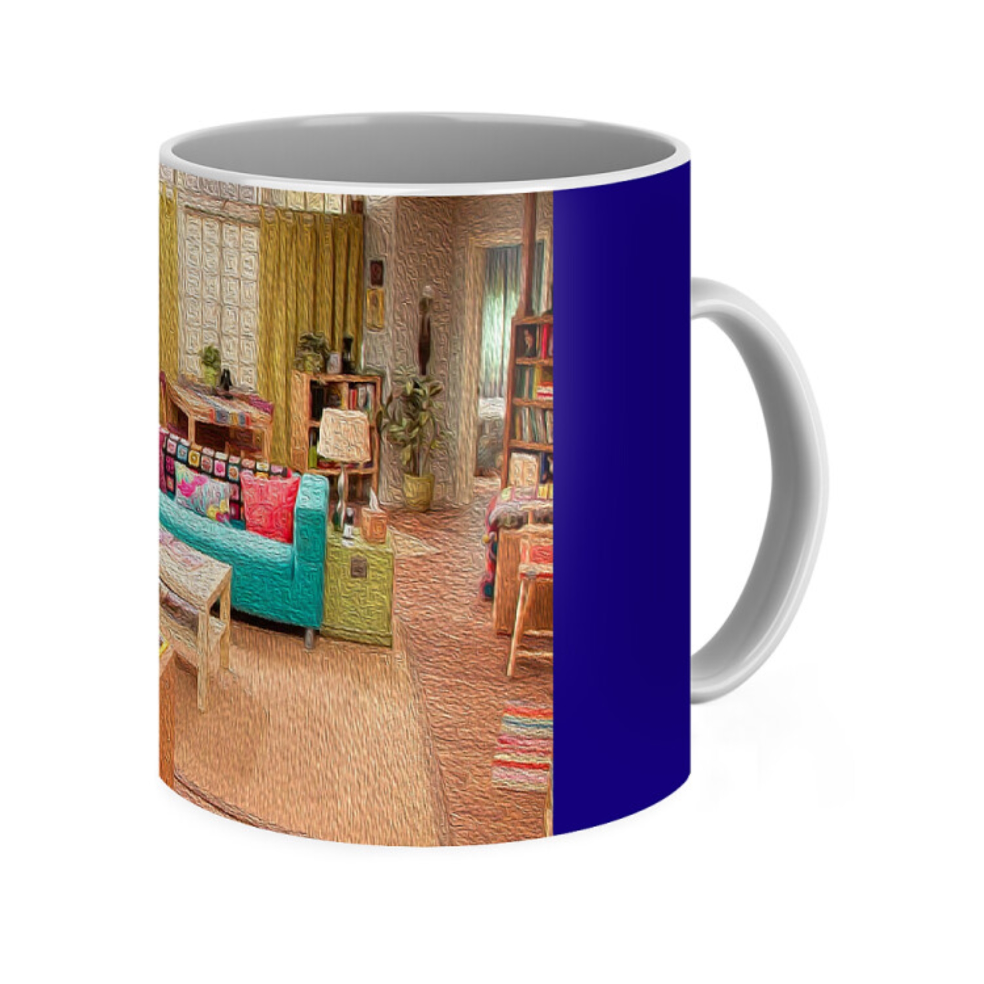 Penny Apartment Oil Painting Style Coffee Mug