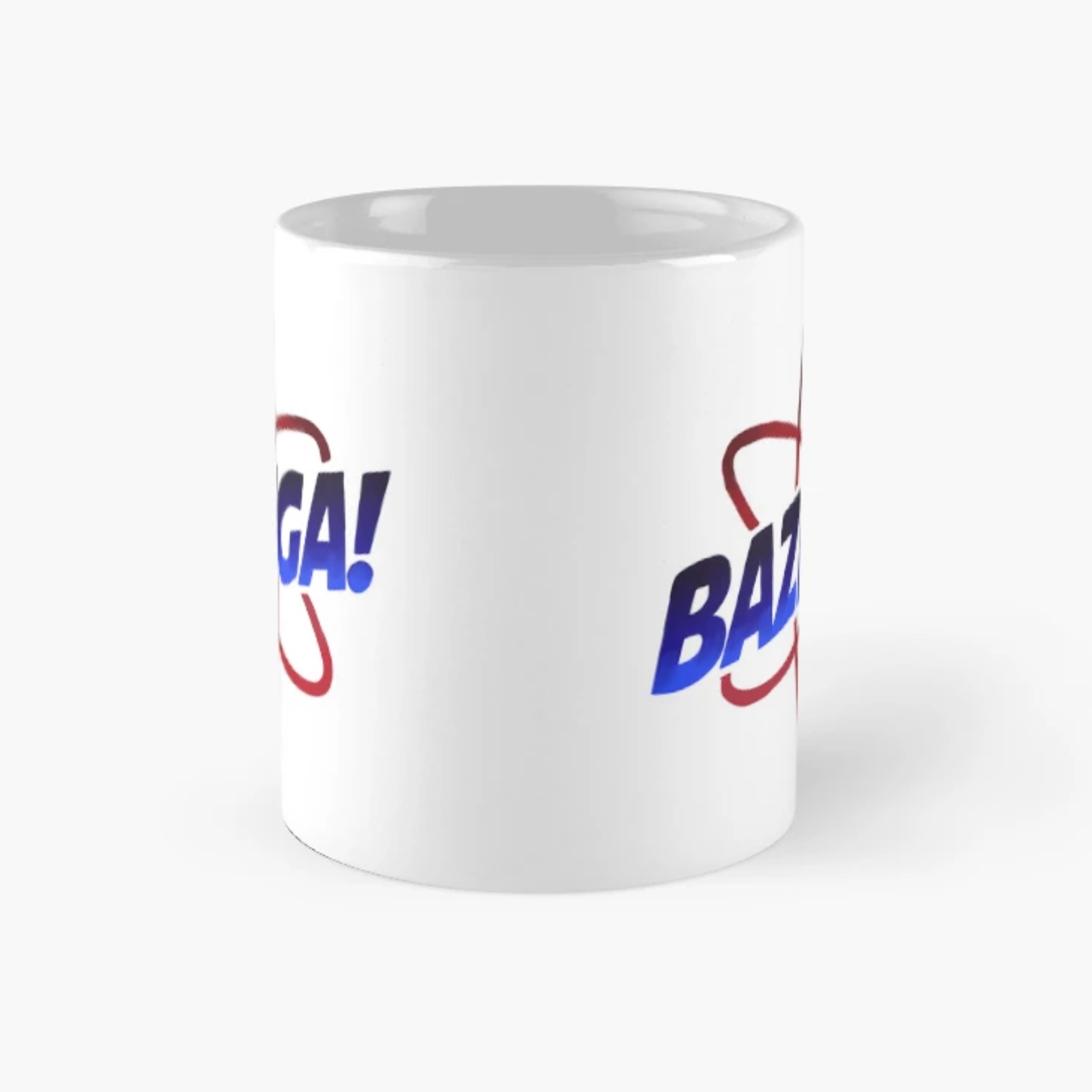 Big Bang Theory Bazinga Atom Graphic Latte Mug