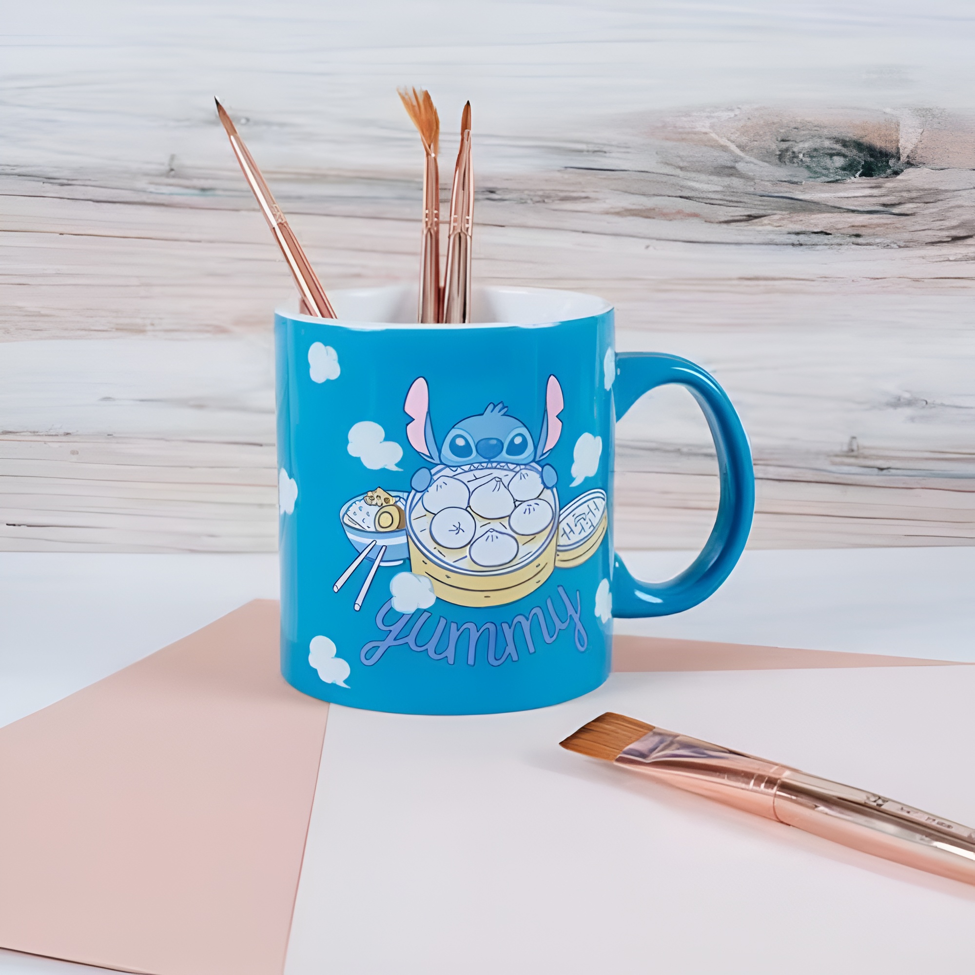 Stitch Yummy Snack Themed 20oz Ceramic Coffee Mug