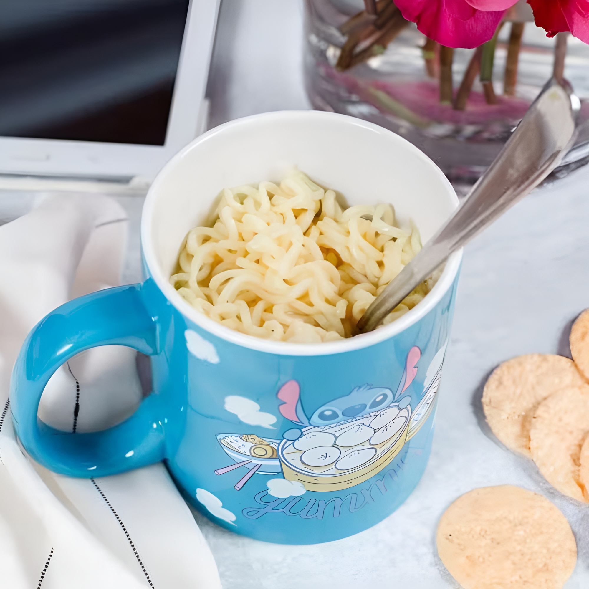Stitch Yummy Snack Themed 20oz Ceramic Coffee Mug