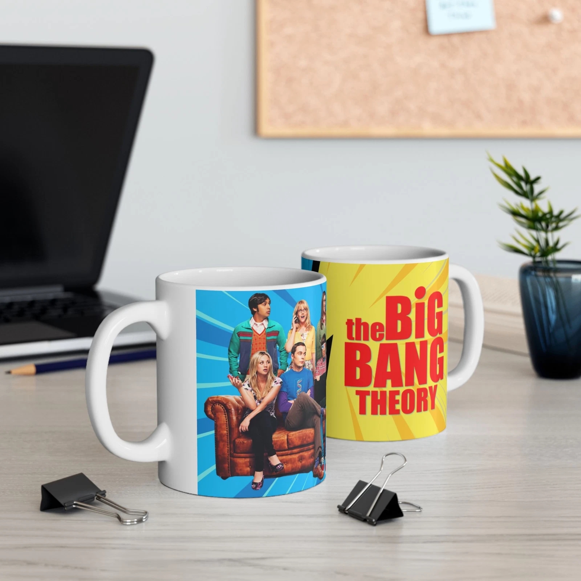 The Big Bang Theory Collective Character Portrait Ceramic Mug
