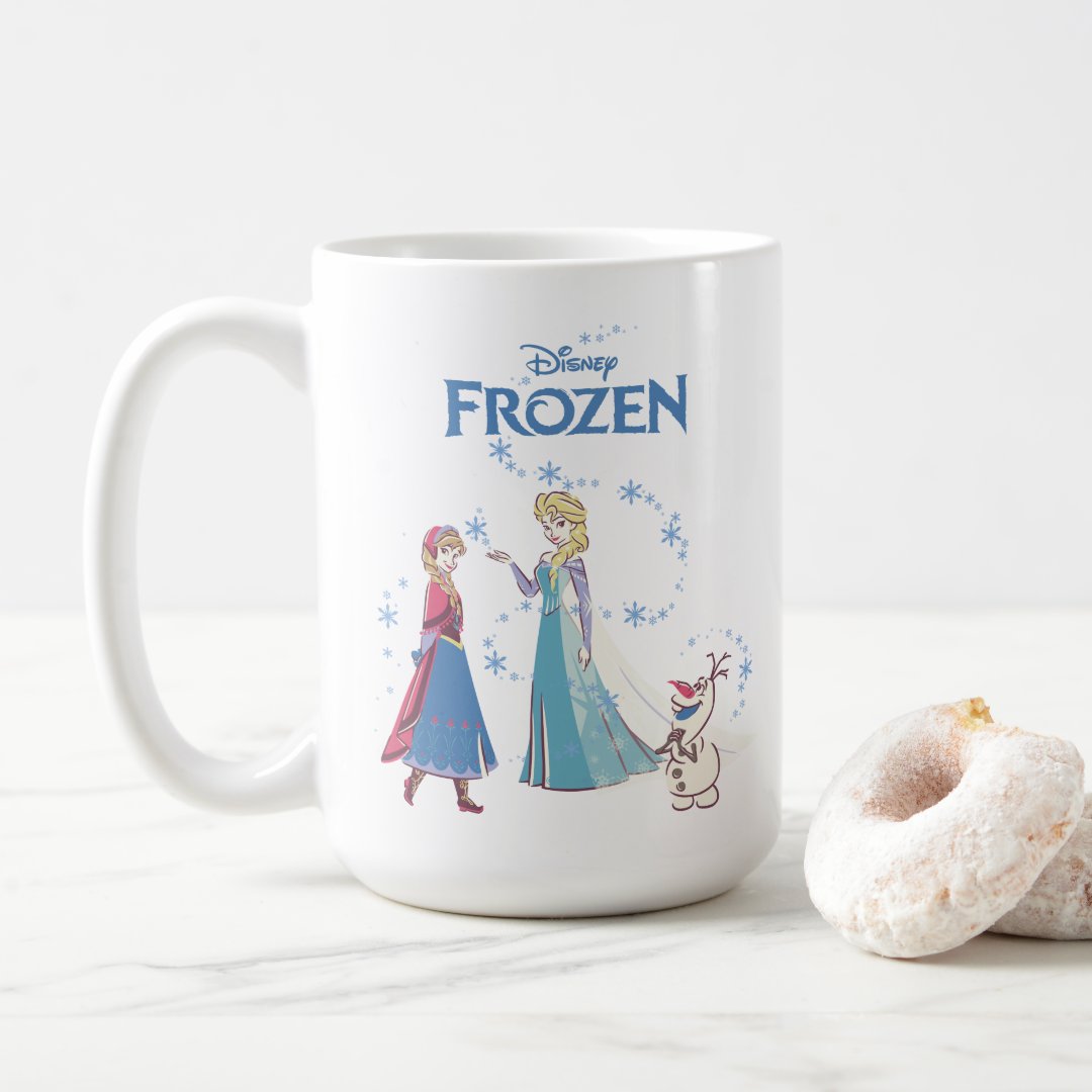 Frozen Elsa Anna Olaf Mug Ceramic Coffee and Tea Cup