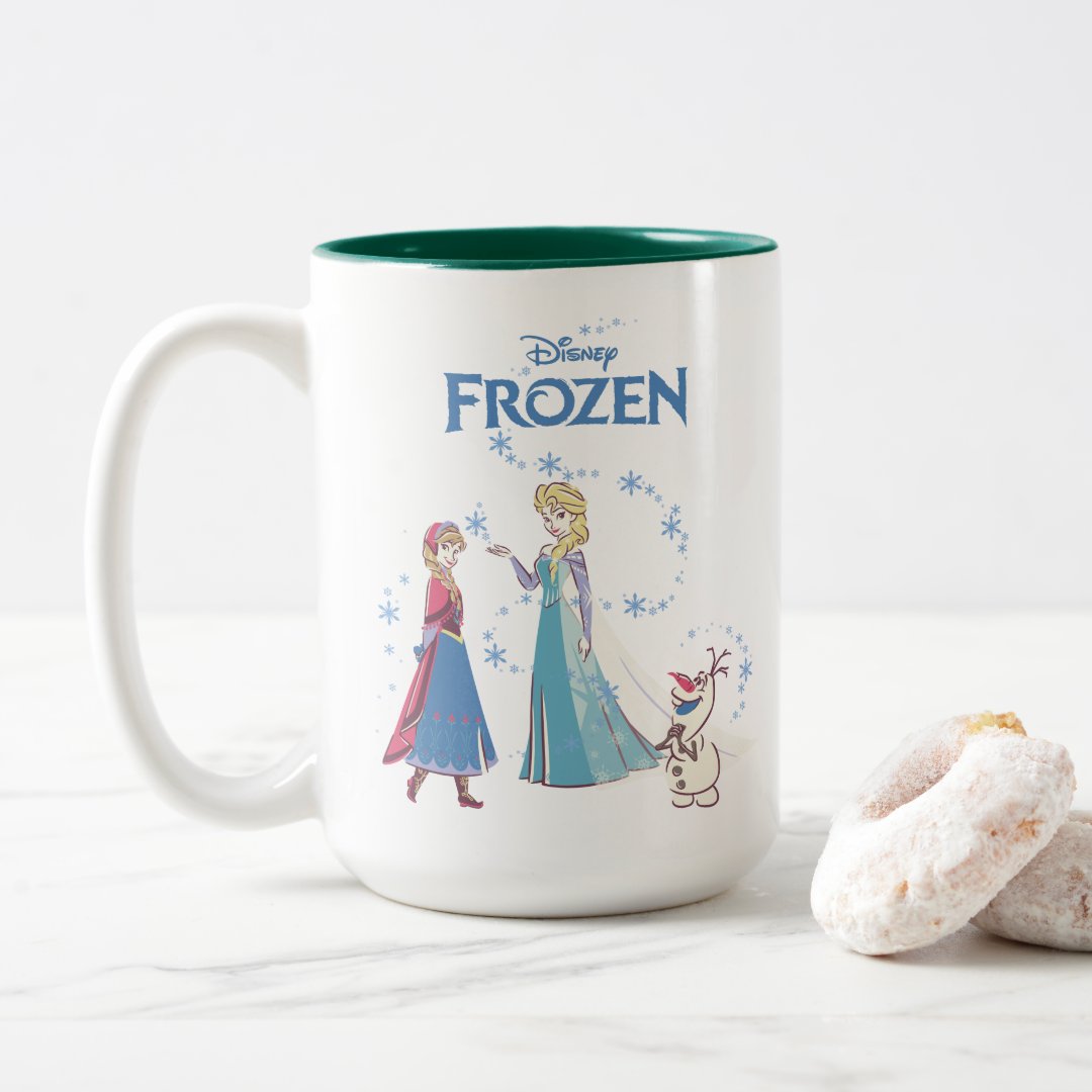Elsa Anna Olaf Two-Tone Mug 