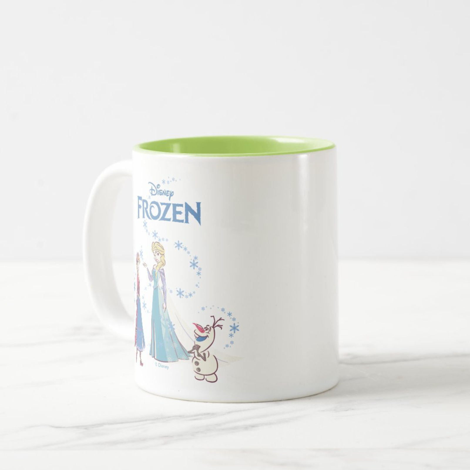 Frozen Sisters Snowman Duo Toned Mug