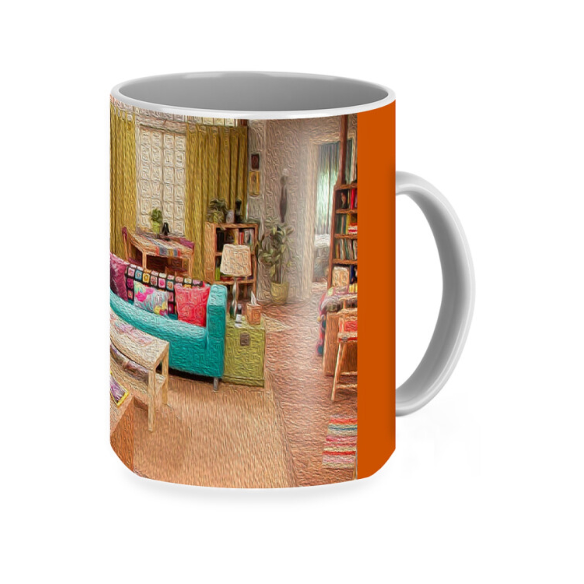 Penny Apartment Oil Painting Style Coffee Mug