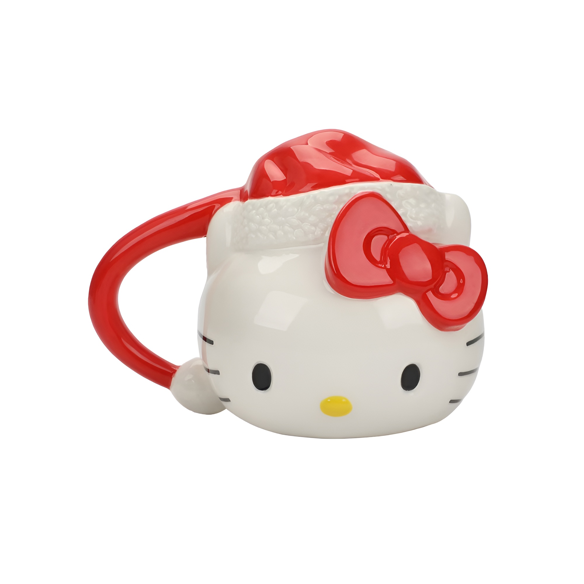Hello Kitty Santa Hat 16 oz. Ceramic Sculpted Character Mug