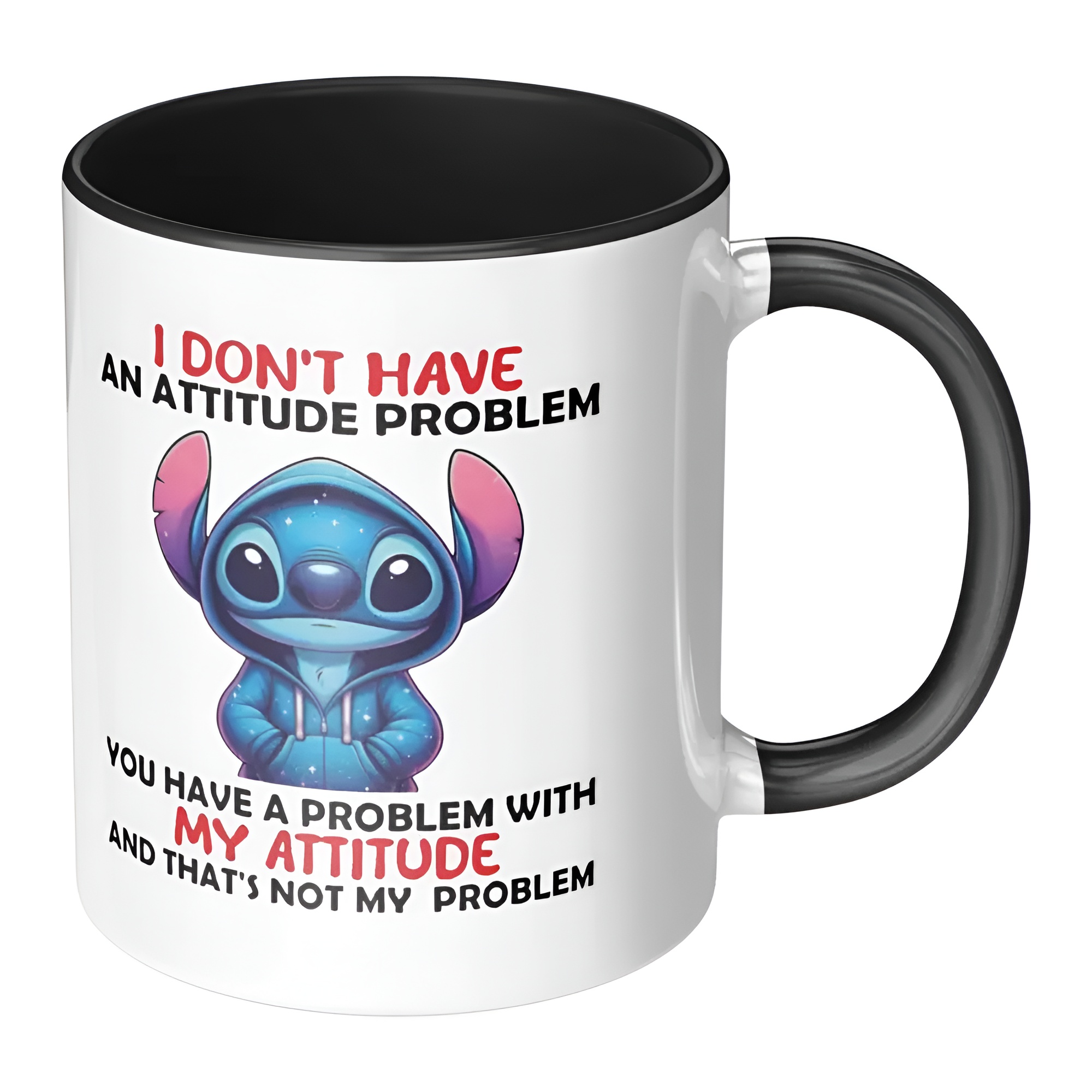 Funny Stitch Design Coffee Mug With Attitude Quote Printed
