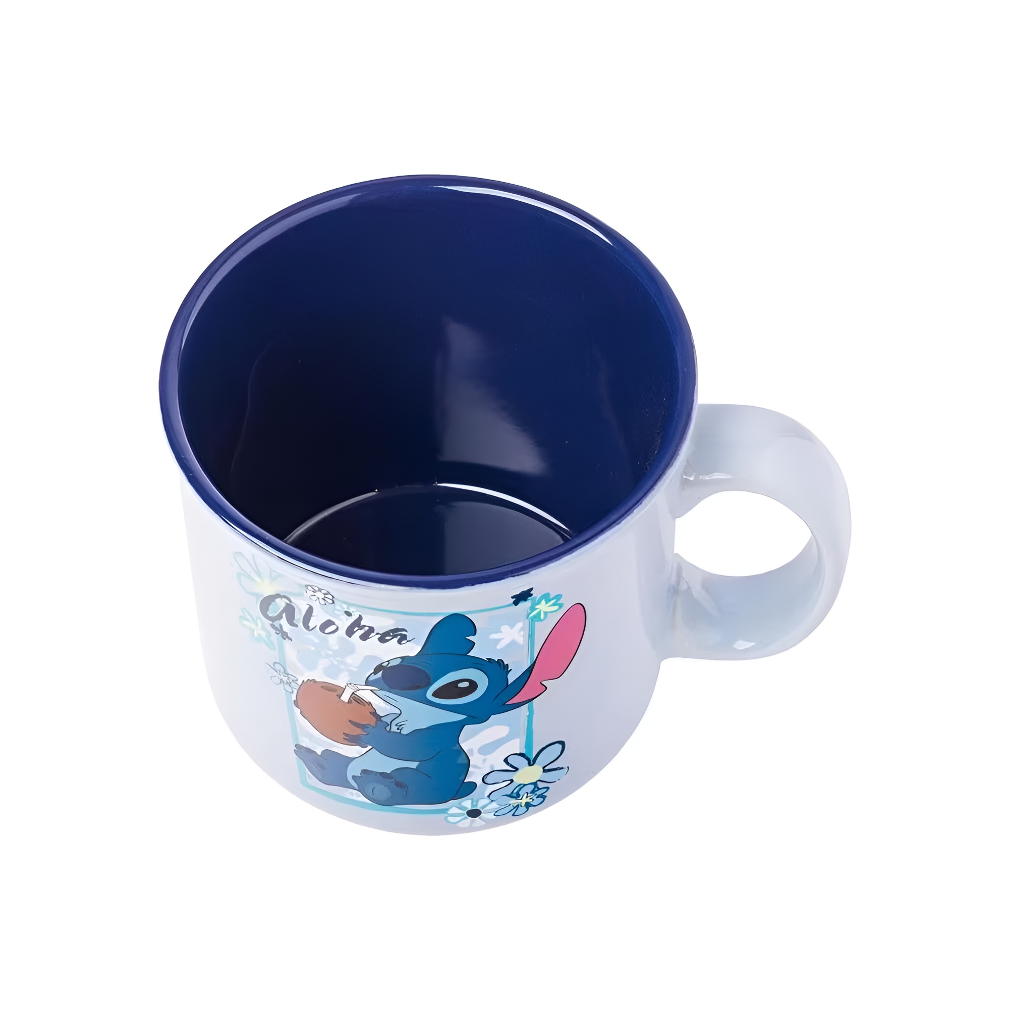 Aloha Stitch Cartoon Print 20oz Ceramic Camper Coffee Mug