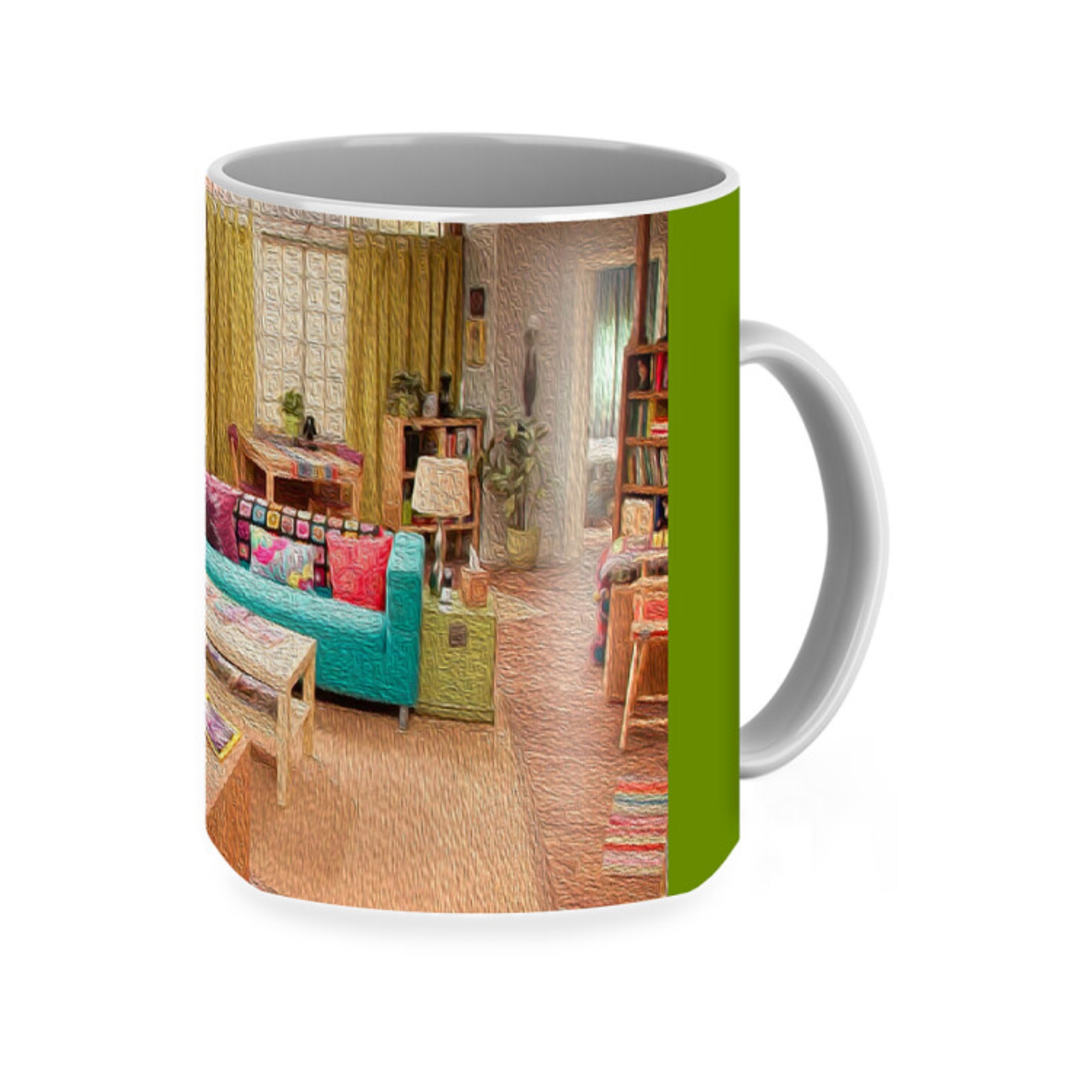 Penny Apartment Oil Painting Style Coffee Mug