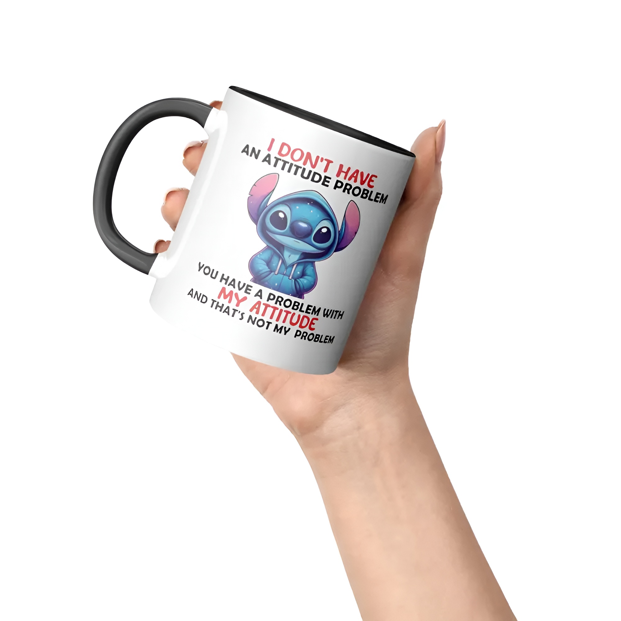 Funny Stitch Design Coffee Mug With Attitude Quote Printed
