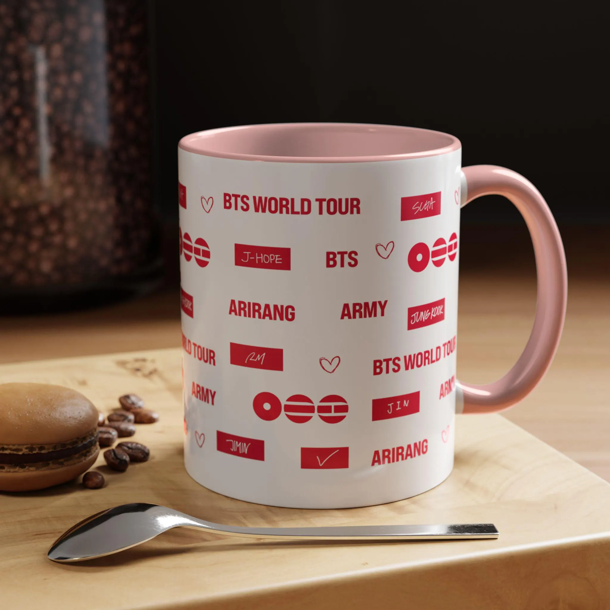 Music Tour Pattern Ceramic Coffee Mug