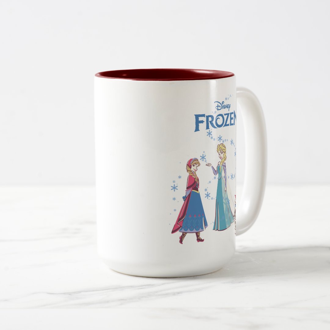 Elsa Anna Olaf Two-Tone Mug 