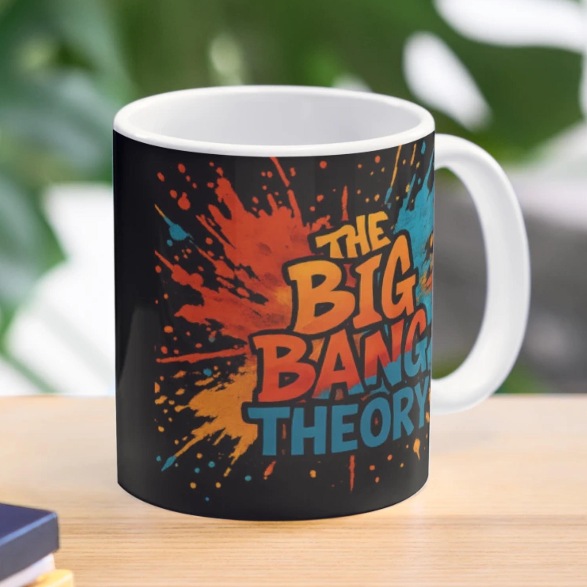 Big Bang Theory Graffiti Splash Graphic Mug